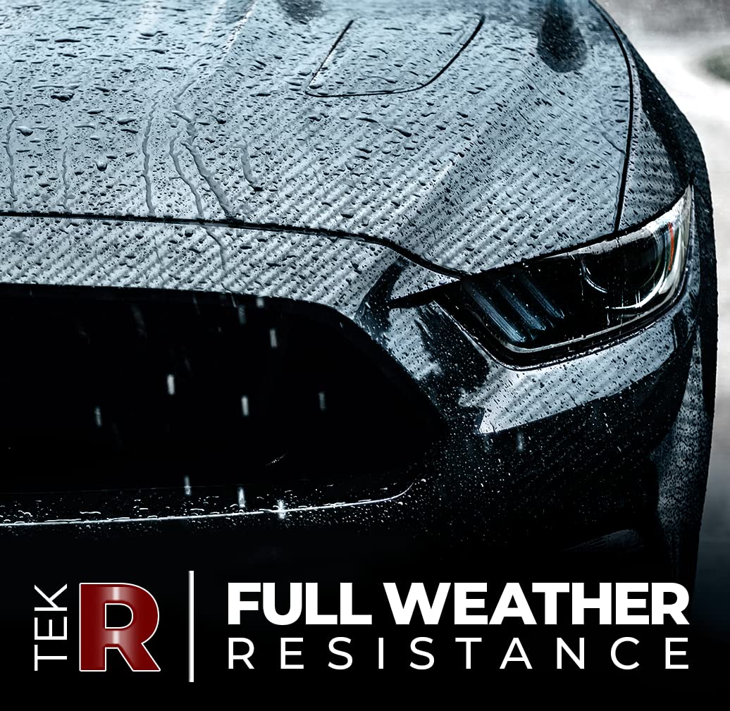 Vvivid Xpo Black Carbon Gloss Tek R 3 Layer 3D Realistic True Carbon Fiber Look Cast Vinyl Wrap (6Ft X 5Ft)