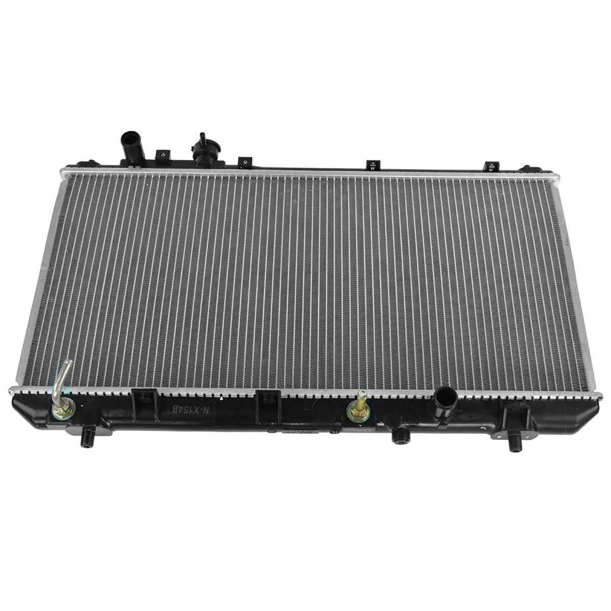 Trq Radiator Assembly Aluminum Core Compatible With 99-03 Mazda Protege 02-03 Protege5 Cu2303 Cu2303Cc Ma3010140