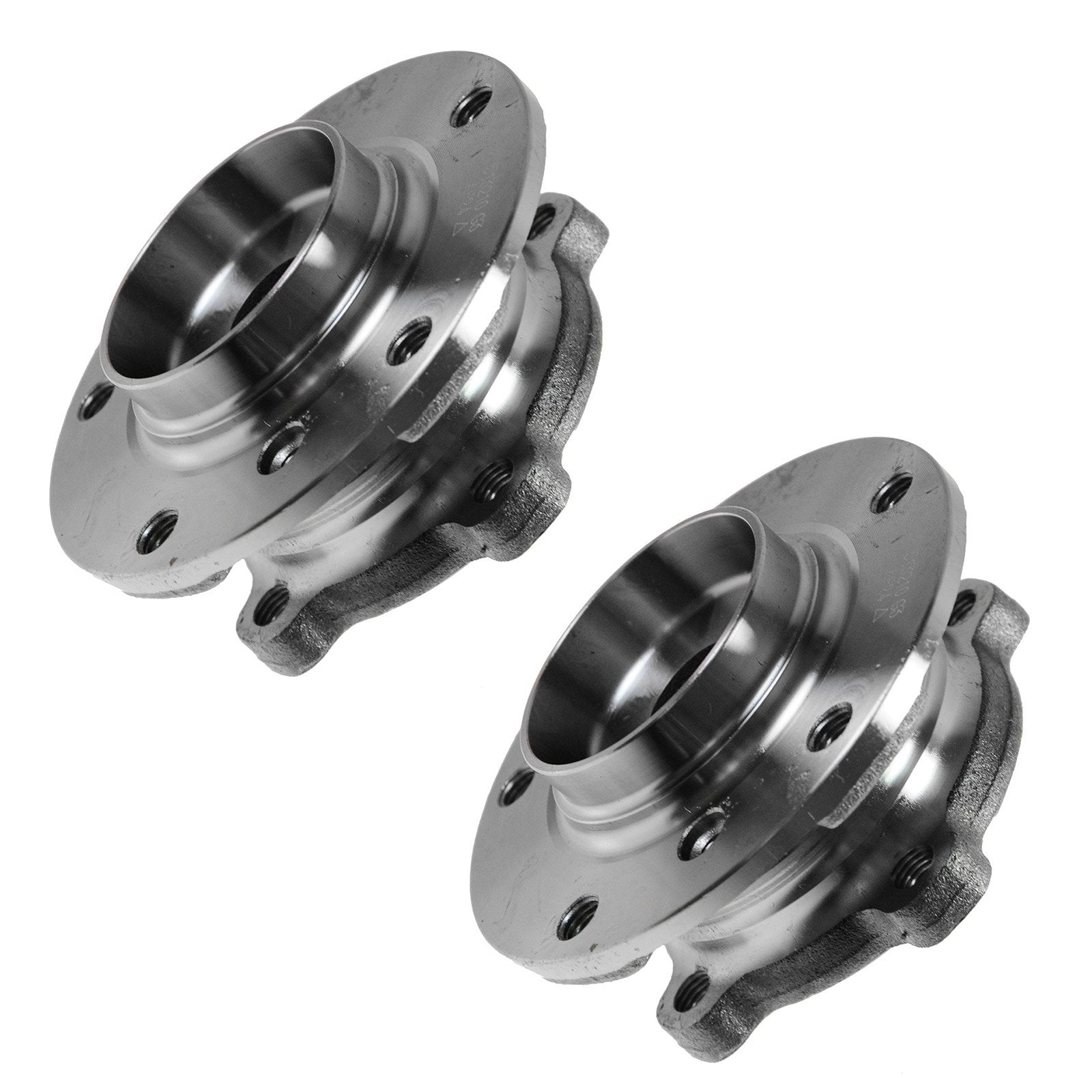 Trq Front Wheel Hub Bearings Assembly Set Compatible With 2004-2007 Bmw 525I 2008-2011 528I 530I 2008-2010 535I 2004-2005 545I 2