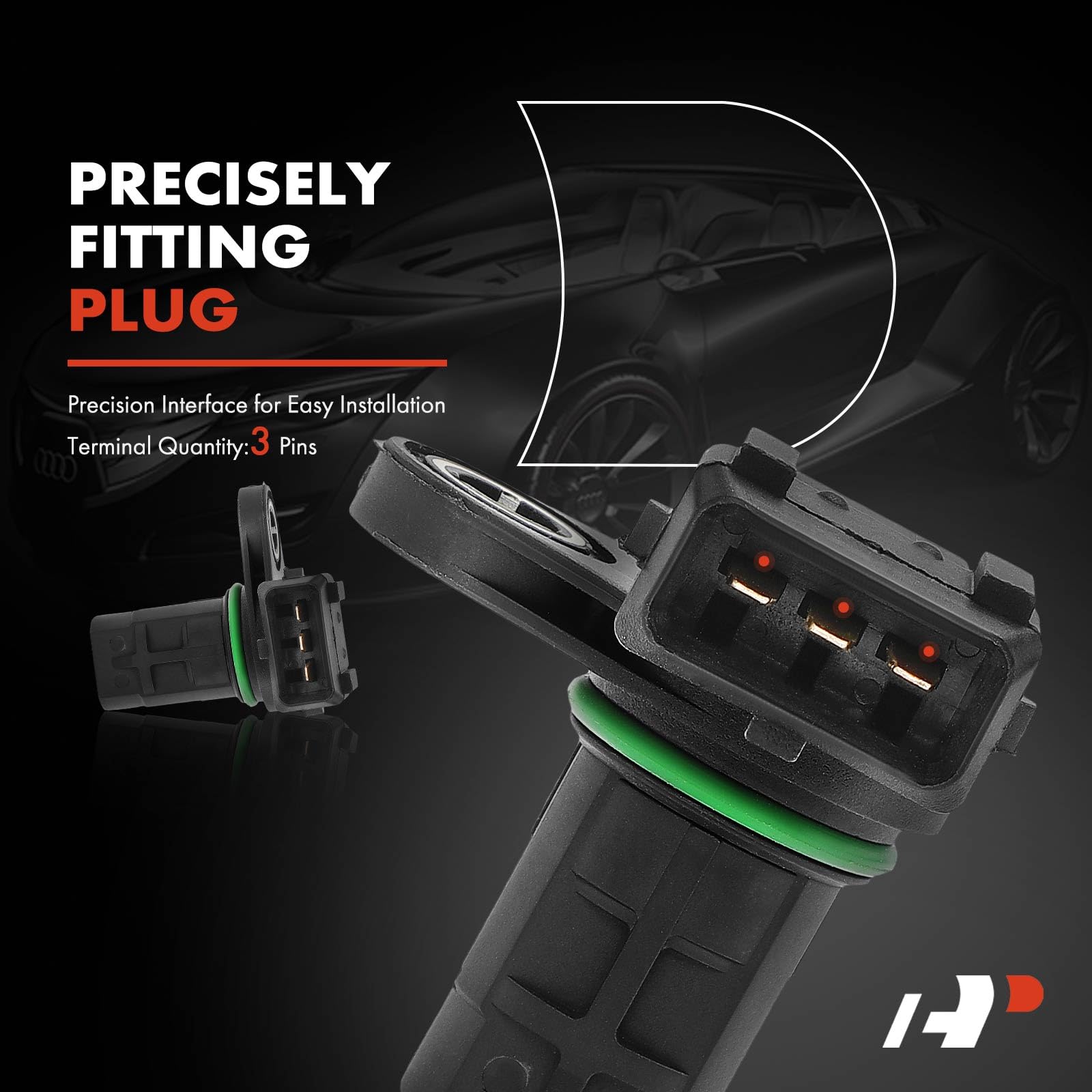 A-Premium Engine Camshaft Position Sensor Compatible with Hyundai Elantra 2004-2015, Tiburon 2005-2008, Tucson 2005-2009 2014-2020 & Kia Forte 2014-2016, Soul 2010-2015, Spectra 2004-2009, 2.0L 1.8L