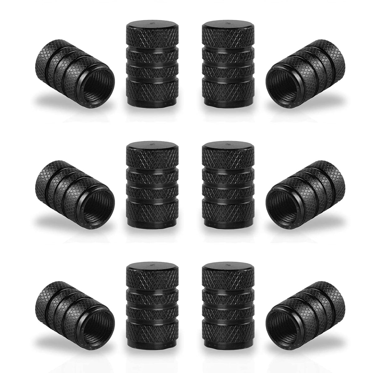 Singaro 12Pcs Tire Valve Stem Caps, Car Exterior Accessories, Aluminum Alloy Val