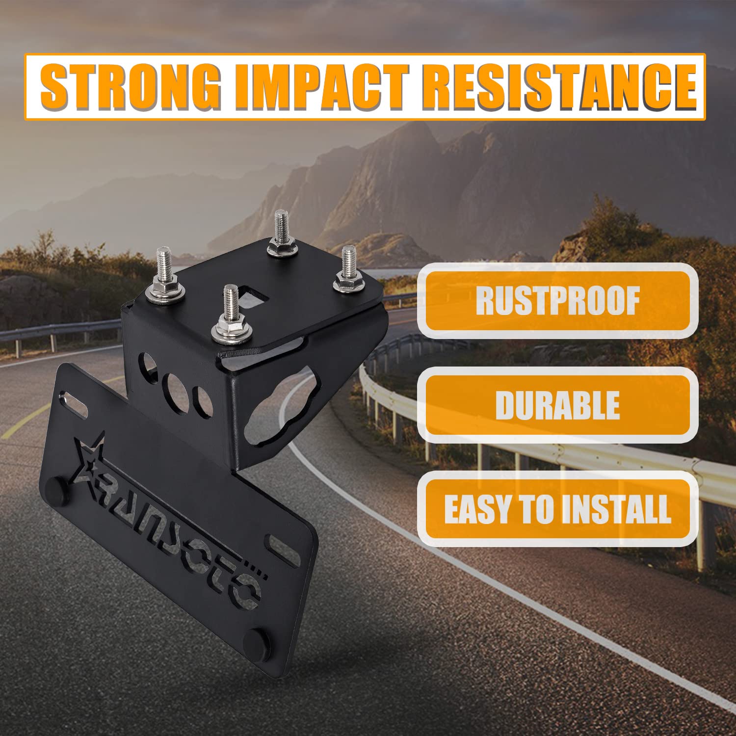 Ransoto Ninja 650 Fender Eliminator Compatible With Kawasaki Z650 Zx650 2023 2022 2021 2020 2019 2018 2017 License Plate Mount B