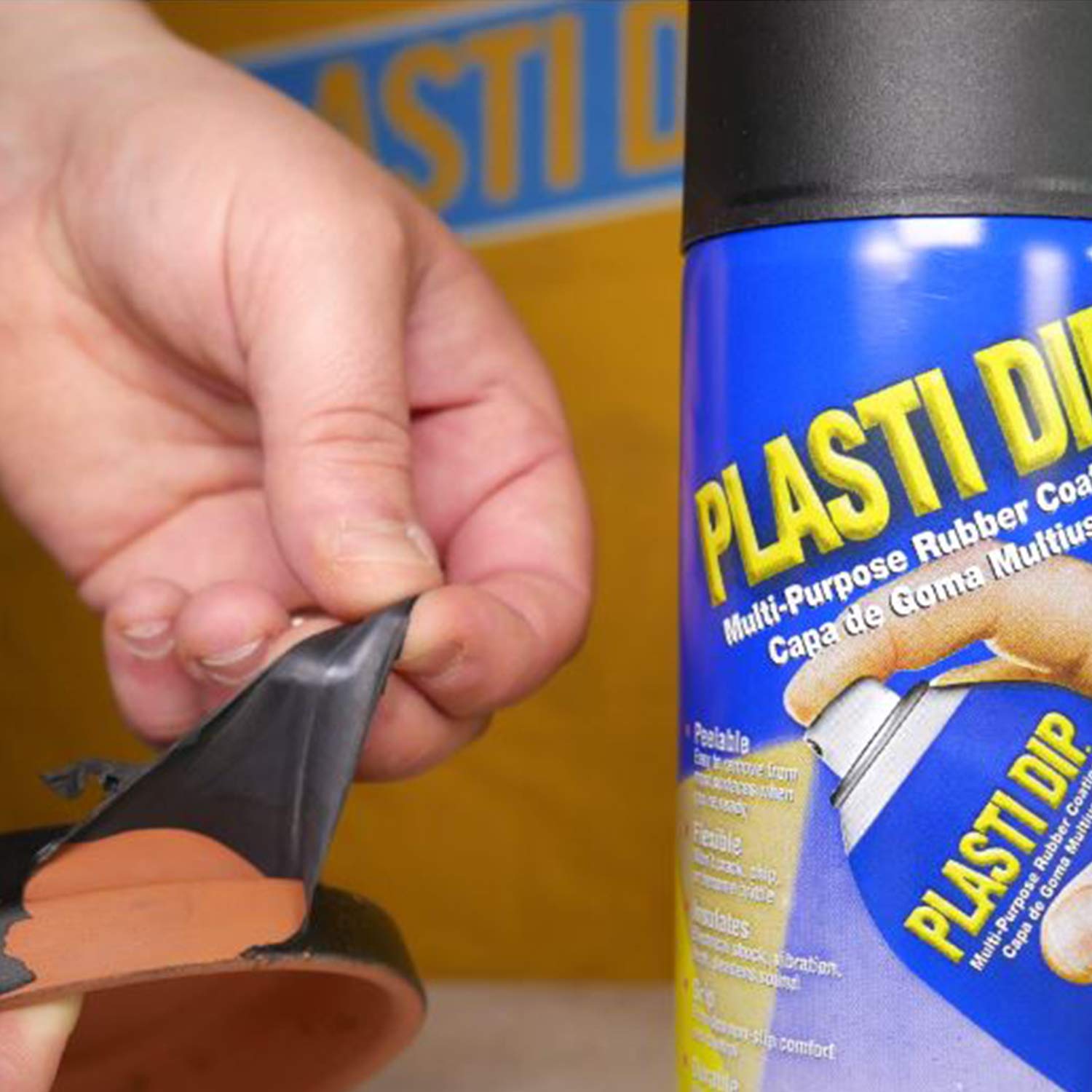 Performix 11203-6Pk Plasti Dip Black Multi-Purpose Rubber Coating Aerosol - 11 Oz., (Pack Of 6)