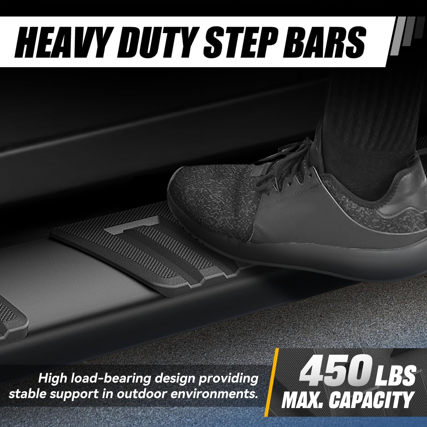 Auto Dynasty Running Boards Compatible With 2007-2019 Chevrolet Silverado Gmc Sierra 1500 2500Hd 3500Hd Extended Cab, Stainless