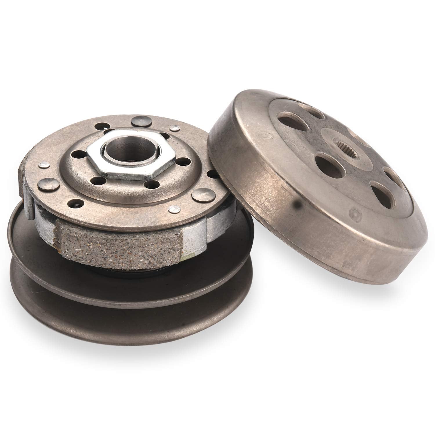 Cleo Gy6 50Cc High Performance Clutch Set,Include Clutch Assembly And Variator Assembly With 669 Belt, Fit For Gy6 50Cc Engine S