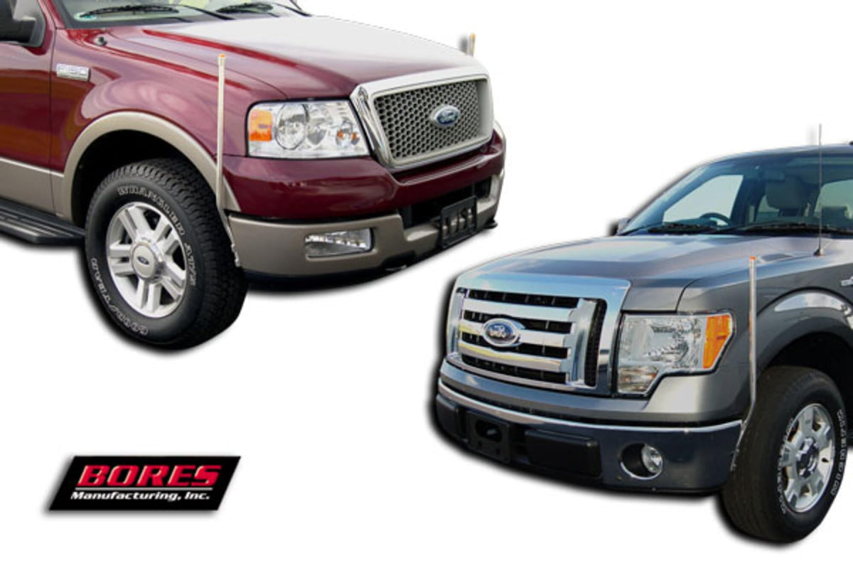 BORES GUIDE 731512 Stainless Steel Bumper Guide for 2004-2006 Ford Pick Up Fullsize F-150