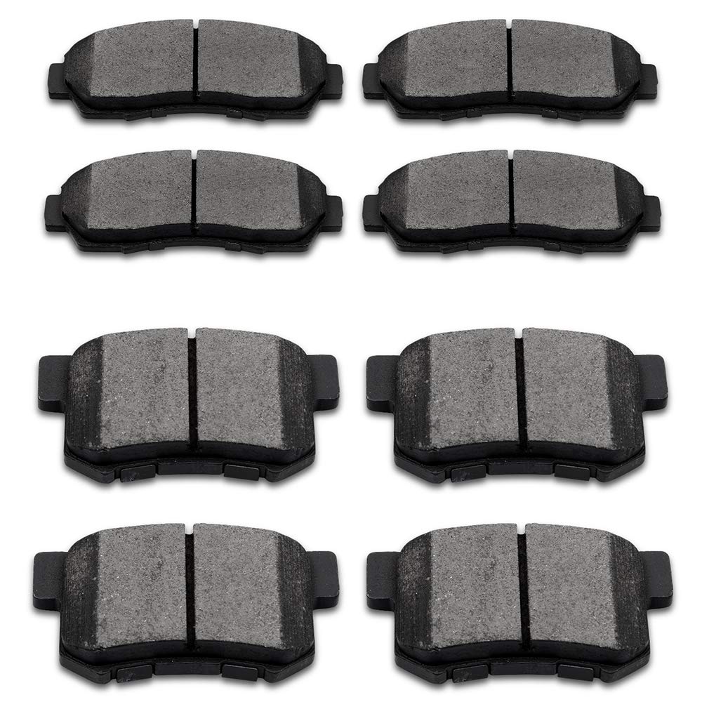 Cciyu D1089 D536 Ceramic Front Rear Brake Pad Set Fit For 2007-2012 For Acura Rdx