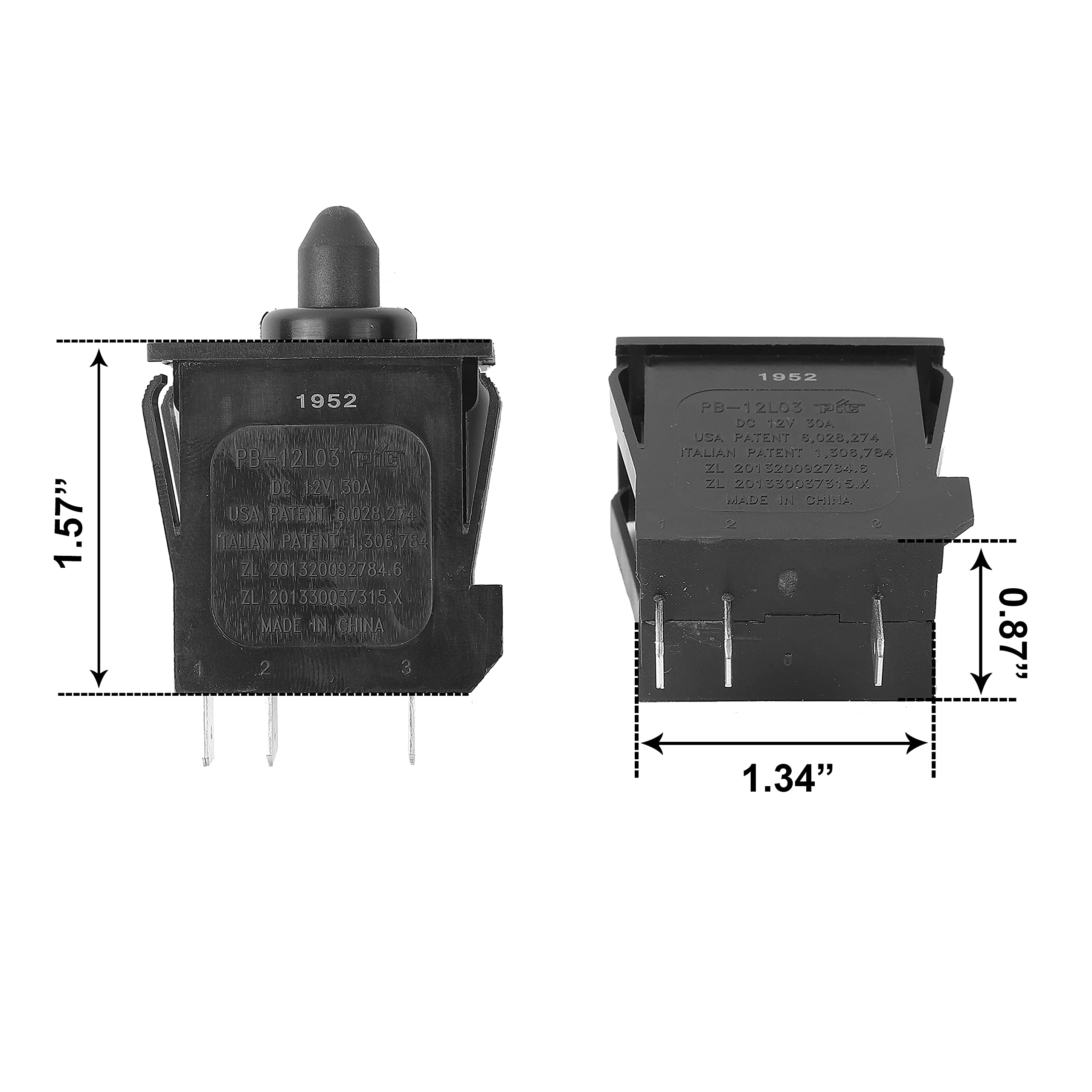 Plunger Type Accelerator Foot Switch Parts For Power Wheels Children Ride On Car Mepu0001