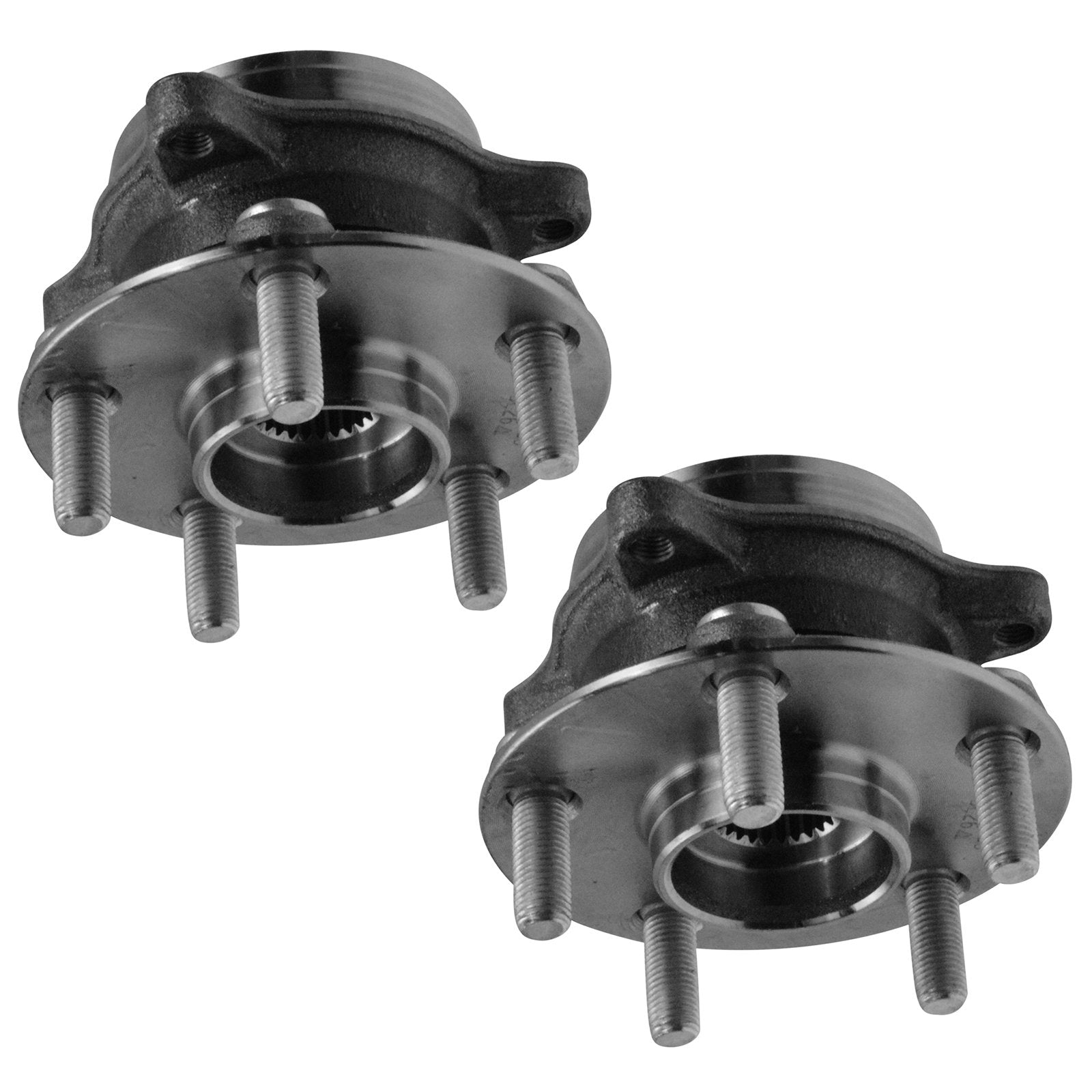 Trq Front Wheel Hub Bearings Assembly Set Compatible With 2011-2017 Lexus Ct200H 2010-2015 Toyota Prius 2012-2015 Prius Plug-In