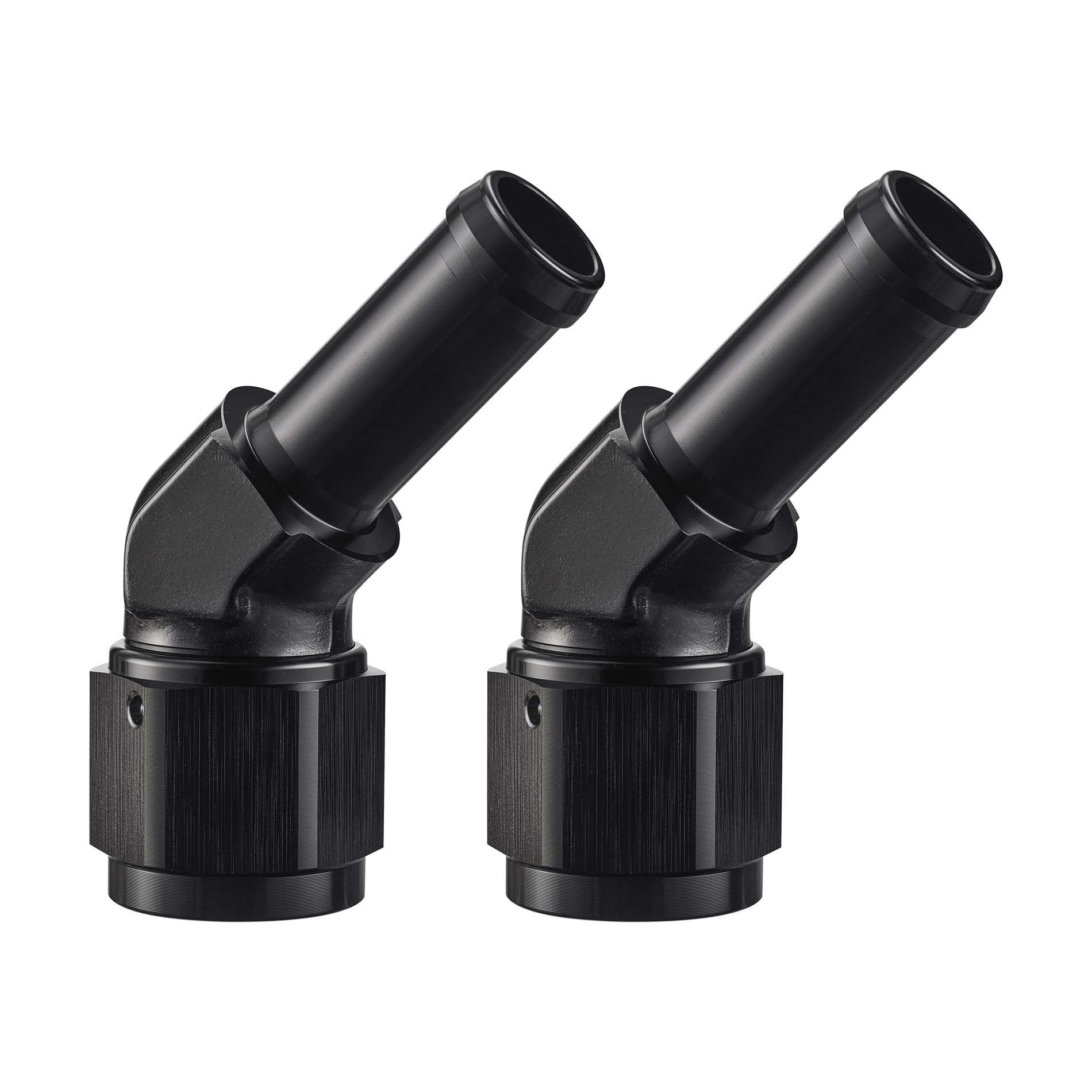 EVIL ENERGY 8AN Female to 1/2'' Barb Hose Fitting 45 Degree Swivel 2PCS