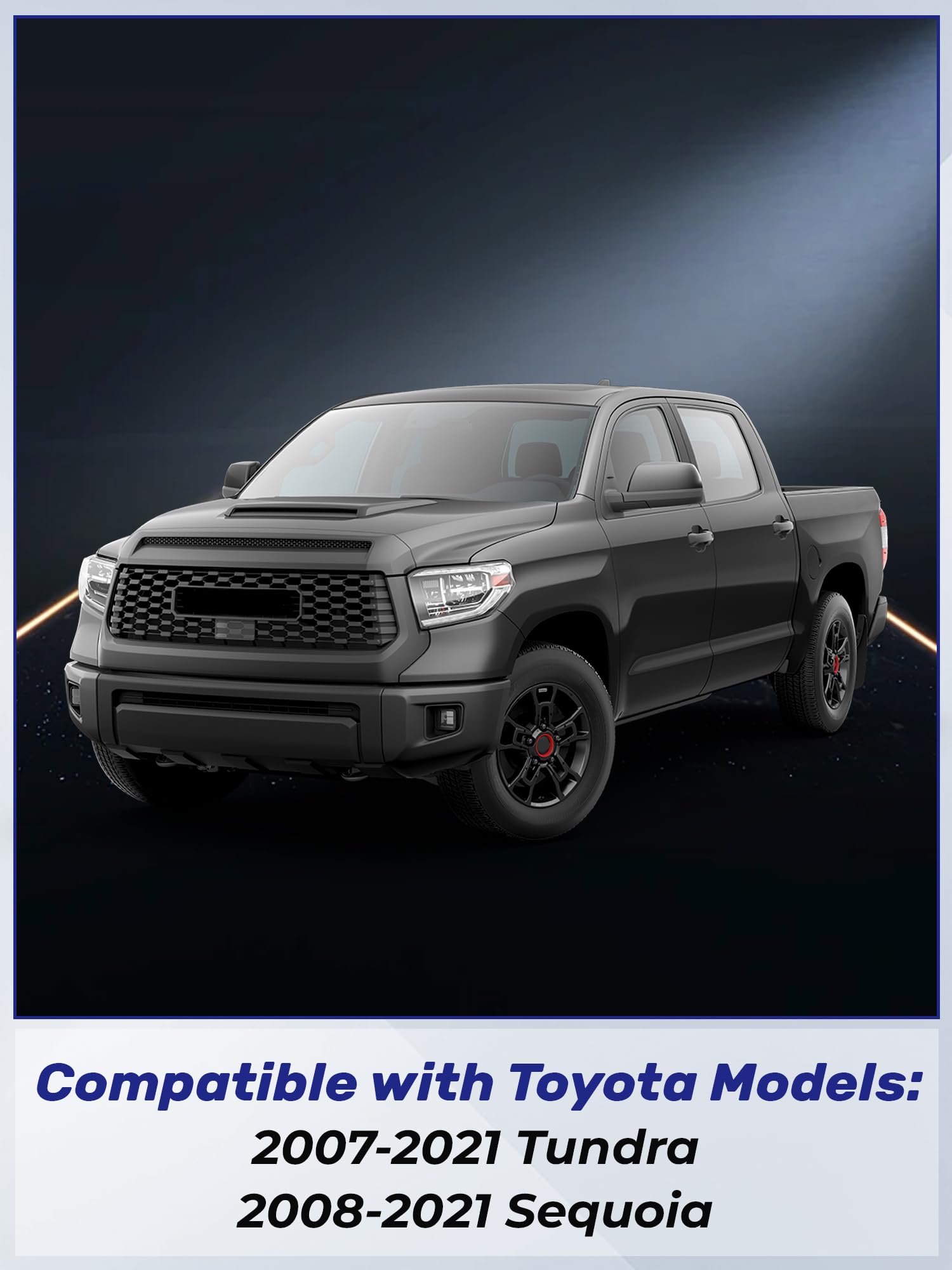 Xongjojo Spare Tire Tool Kit with Tire Jack Handle and Wheel Lug Wrench Compatible with 2007-2021 Tundra 2008-2021 Sequoia