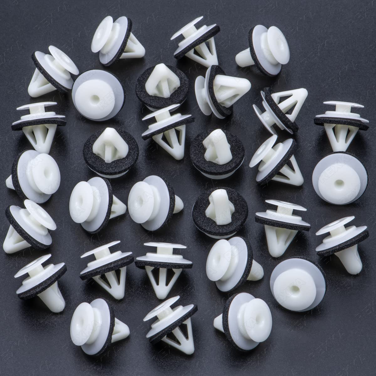 Rexka 30Pcs Door Trim Panel Retainer Clips Compatible With Mazda G18K-51-Sj3 Cx-7, Cx-9, Mazda 2, Mazda 3, Mazda 5, Mazda 6, Maz