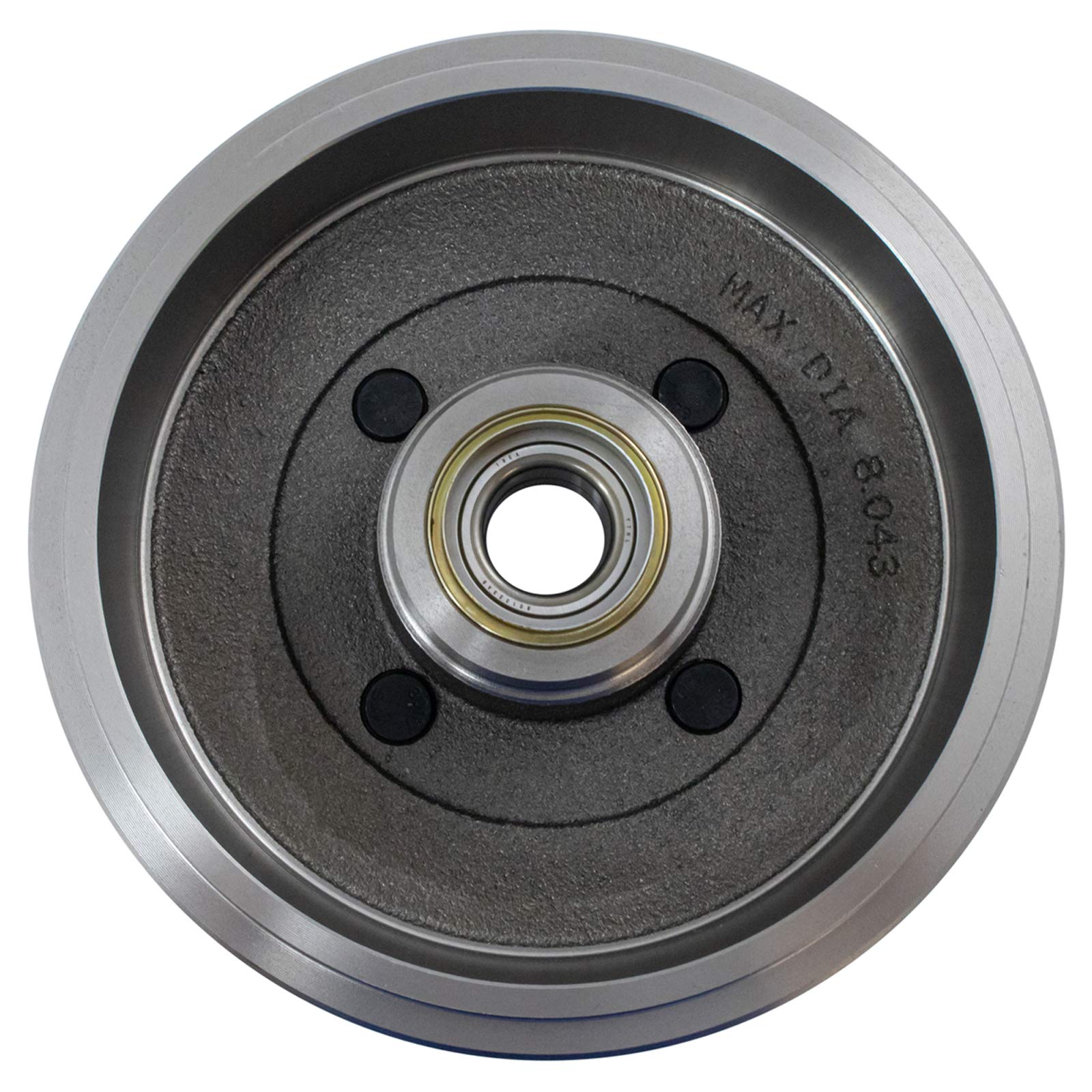 Trq Rear Brake Drum Pair Set For 2000-2008 Ford Focus