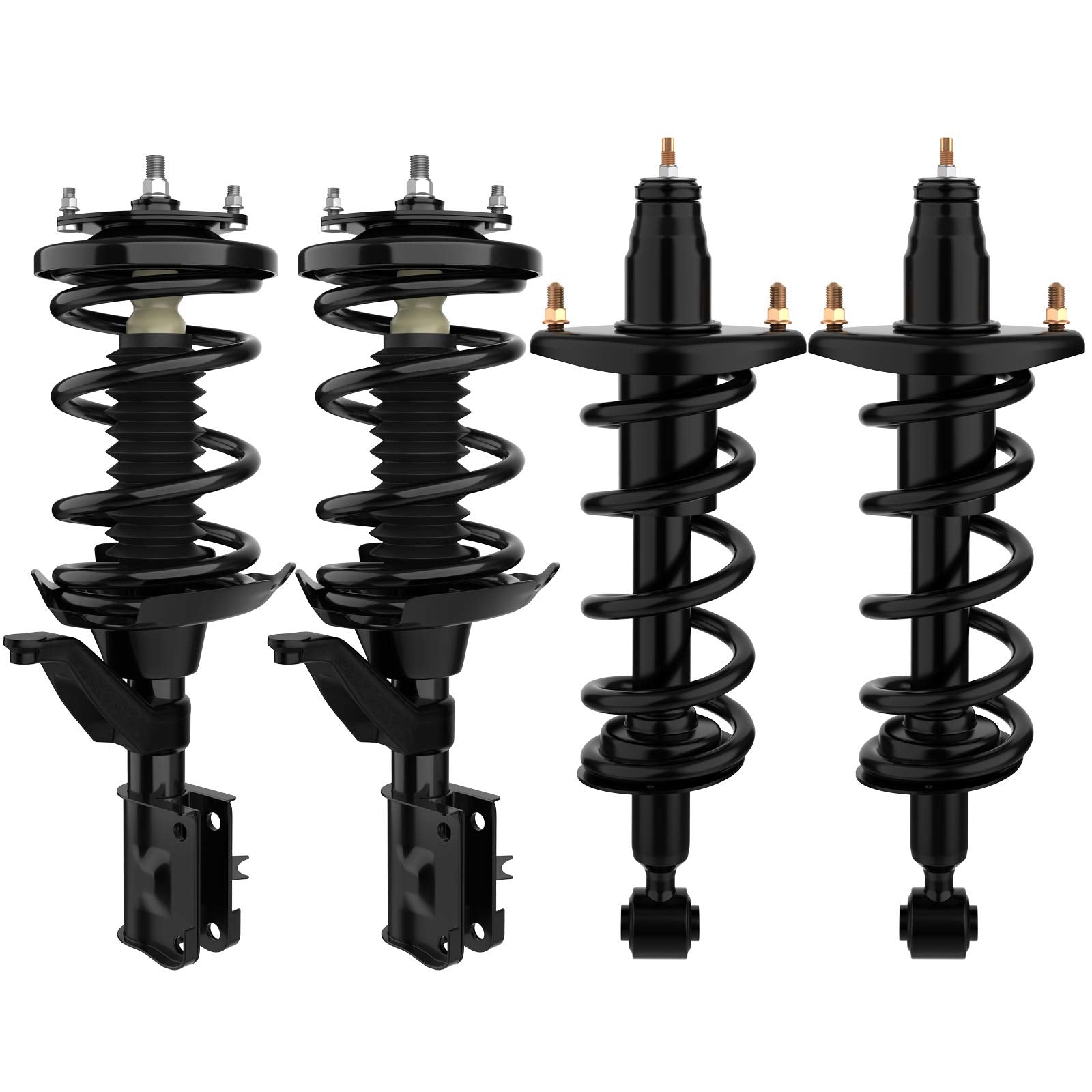Yitamotor Front & Rear Struts Complete Strut Suspension Compatible With 2001-2005 Civic