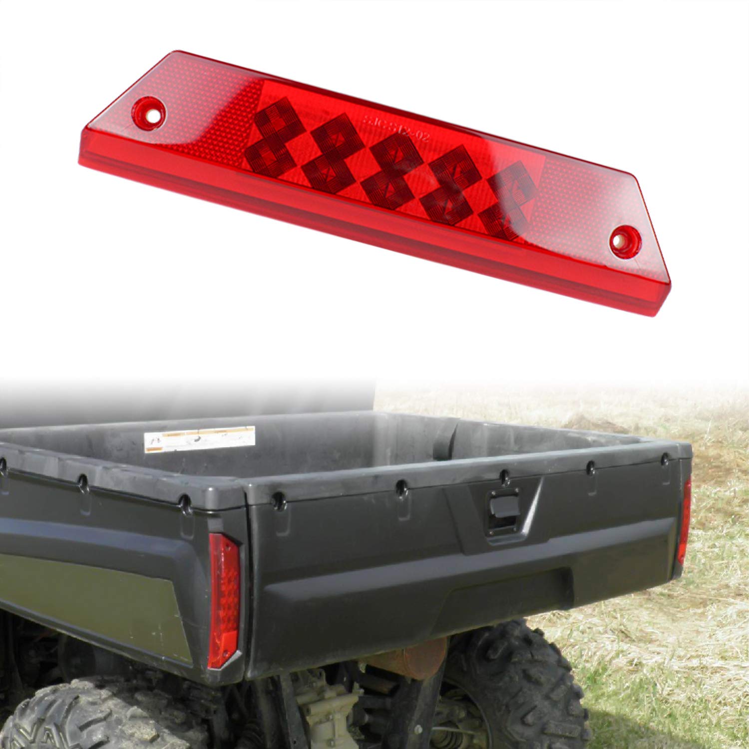 Sautvs 1Pcs Led Taillight For Ranger, Red Brake Stop Tail Light Rear Lamp For Polaris Ranger 800 700 900 2012-2016 Accessories (Fit Driver & Passenger Side, #2411099)