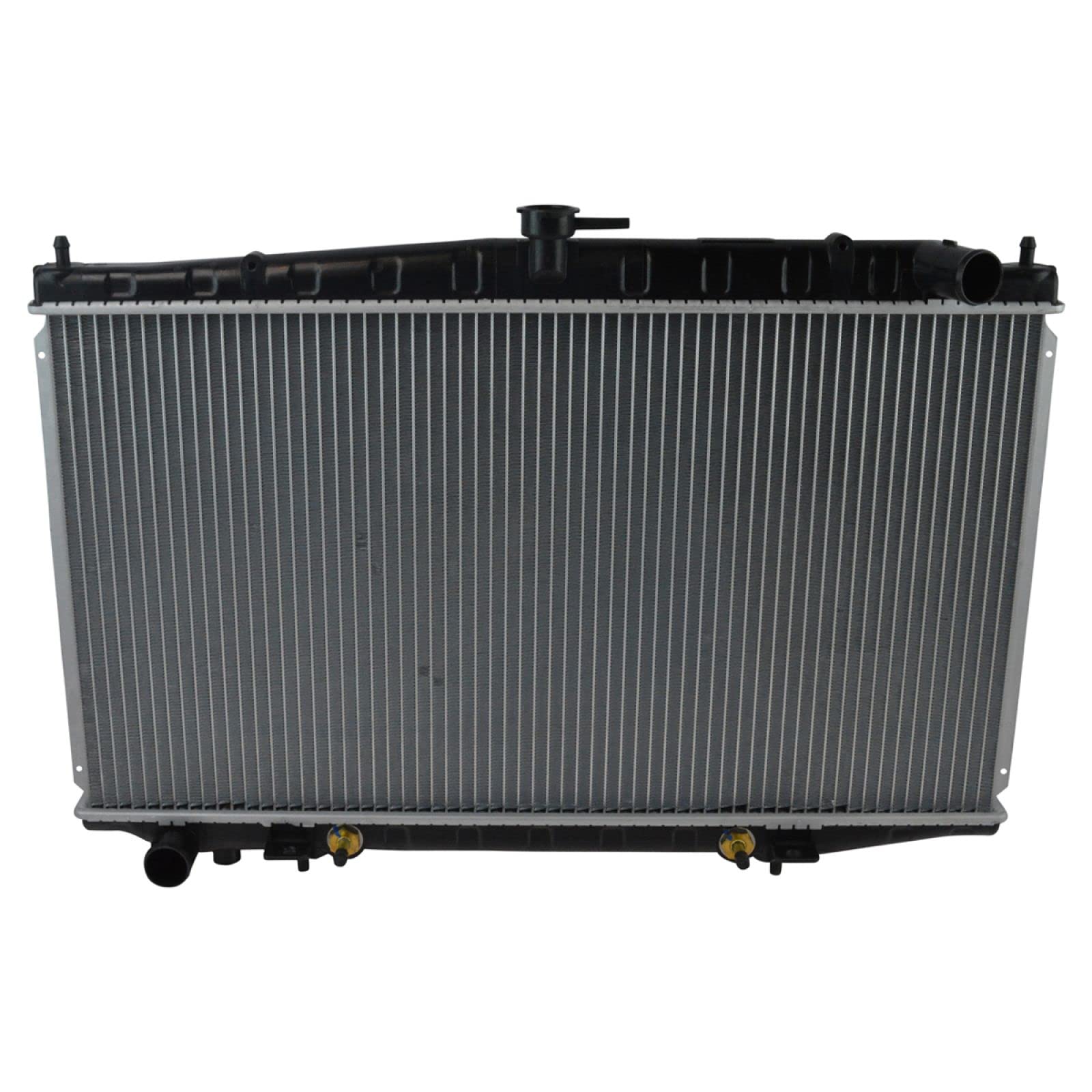 Trq Radiator Assembly Aluminum Core Compatible With 93-01 Nissan Altima Cu1573 Cu2150 Ni3010103 Ni3010104