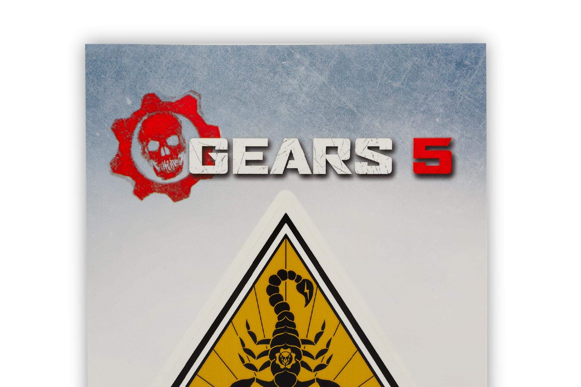 Gears Of War 5 Team Scorpio Vinyl Decal - 5X7 Inch Durable Scorpion Symbol Sticker - Collectible Gears Merchandise Banner - Offi