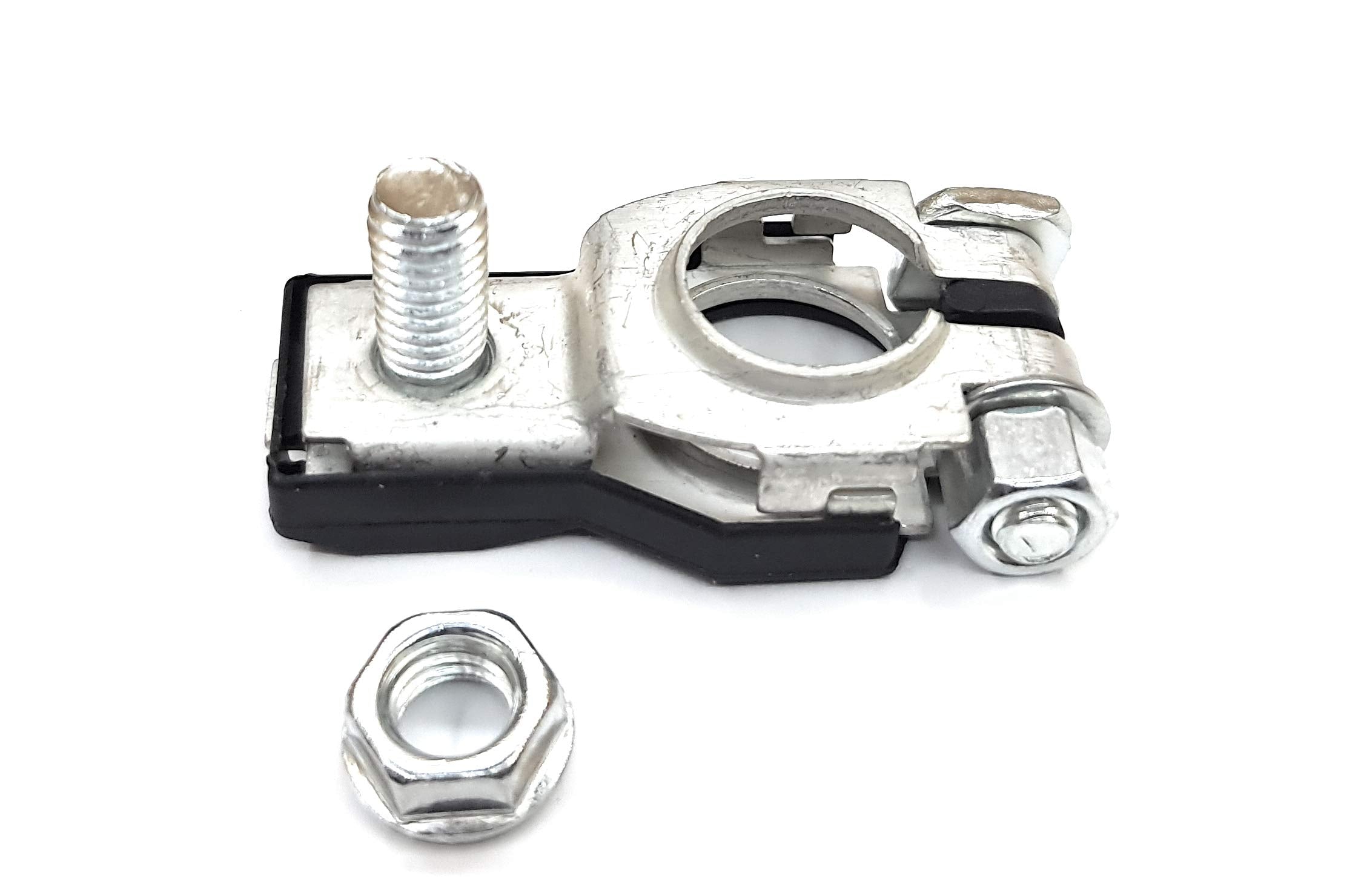 Everbuilt Universal Positive (+) Negative (-) Auto Battery Cable Terminal Top Post For Cars Vans, SUV and Trucks, Compatible Wit