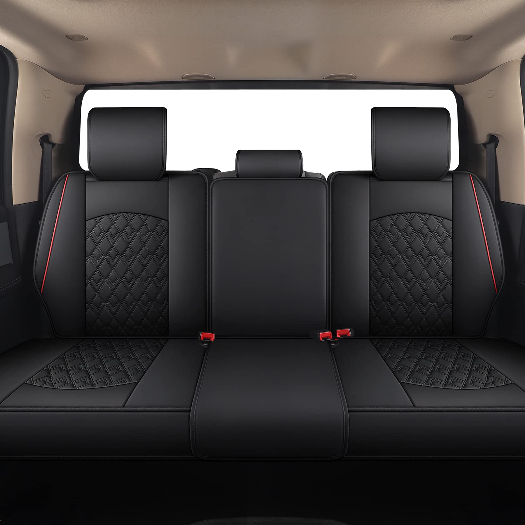 Jojobay Car Seat Covers For Dodge Ram Full Set,Fit Ram 2009-2025 1500/2500/3500 Pick-Up Truck,Crew,Regular,Quad,Mega Cab,Waterpr