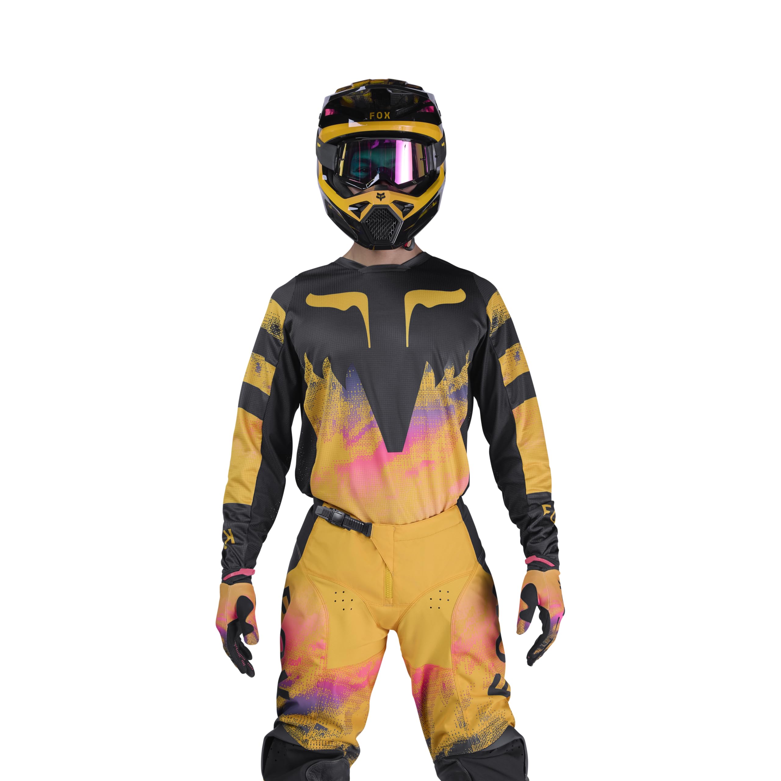 Fox Racing Mens 180 Kairos Motocross Dirt Bike Jersey, Tangerine, XX-Large