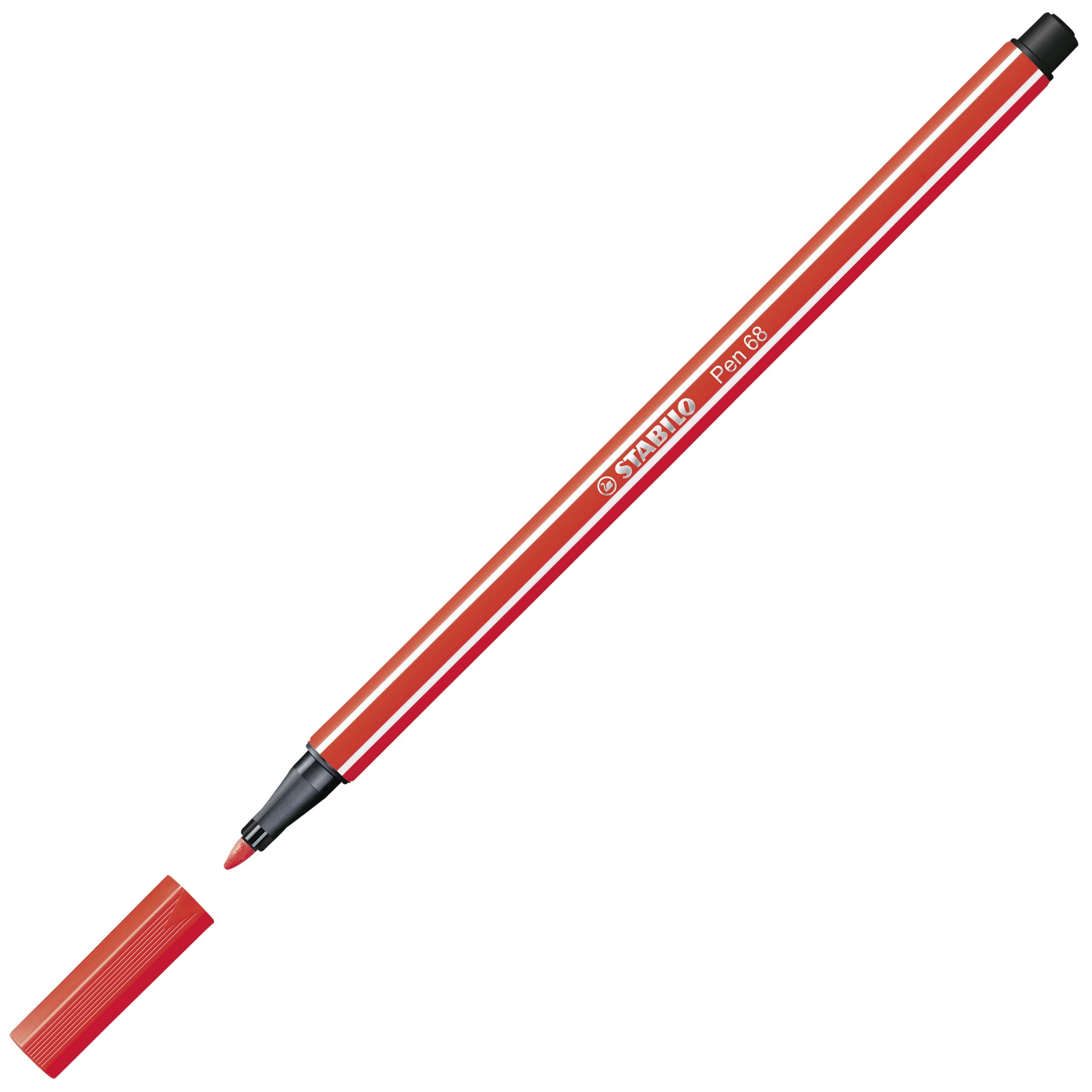 STABILO Premium Fiber-Tip Pen 68 ARTY, 25 Count, Multicolor Felt Pens, Model 6825-071-20