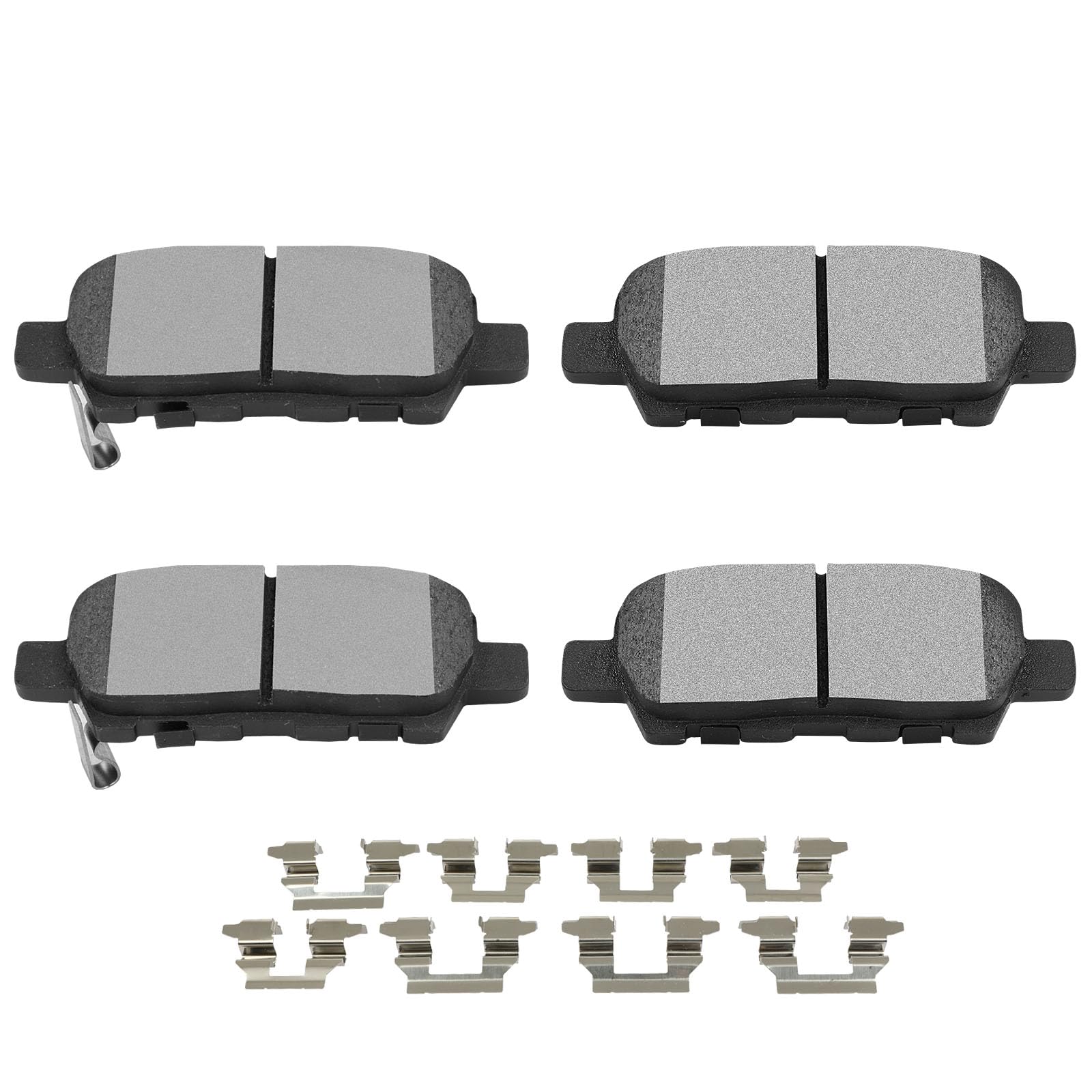Scitoo Rear Disc Brake Pad Set 4Pcs W/Hardware Fit For Infiniti For Jx35 / For Qx60,For Nissan For Murano/For Pathfinder,For Nis