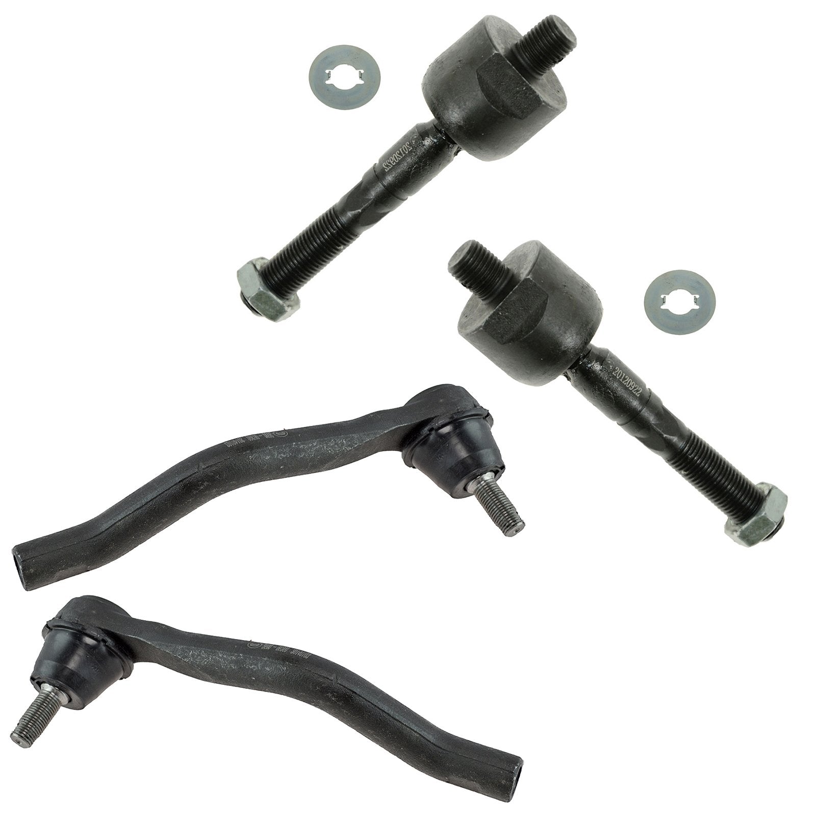Trq Front Tie Rod Set Compatible With 2005-2012 Acura Rl