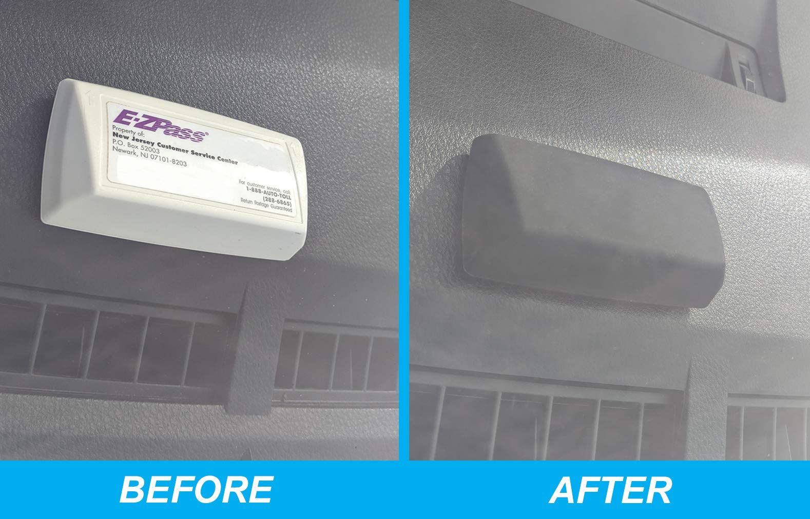 Ez Skin - The Silicone Skin For Ez Pass. Make Your Ez Pass More Discreet In Your Car With This Silicone Cover/Holder (Suitable For Ez Pass Mini/Ipass)