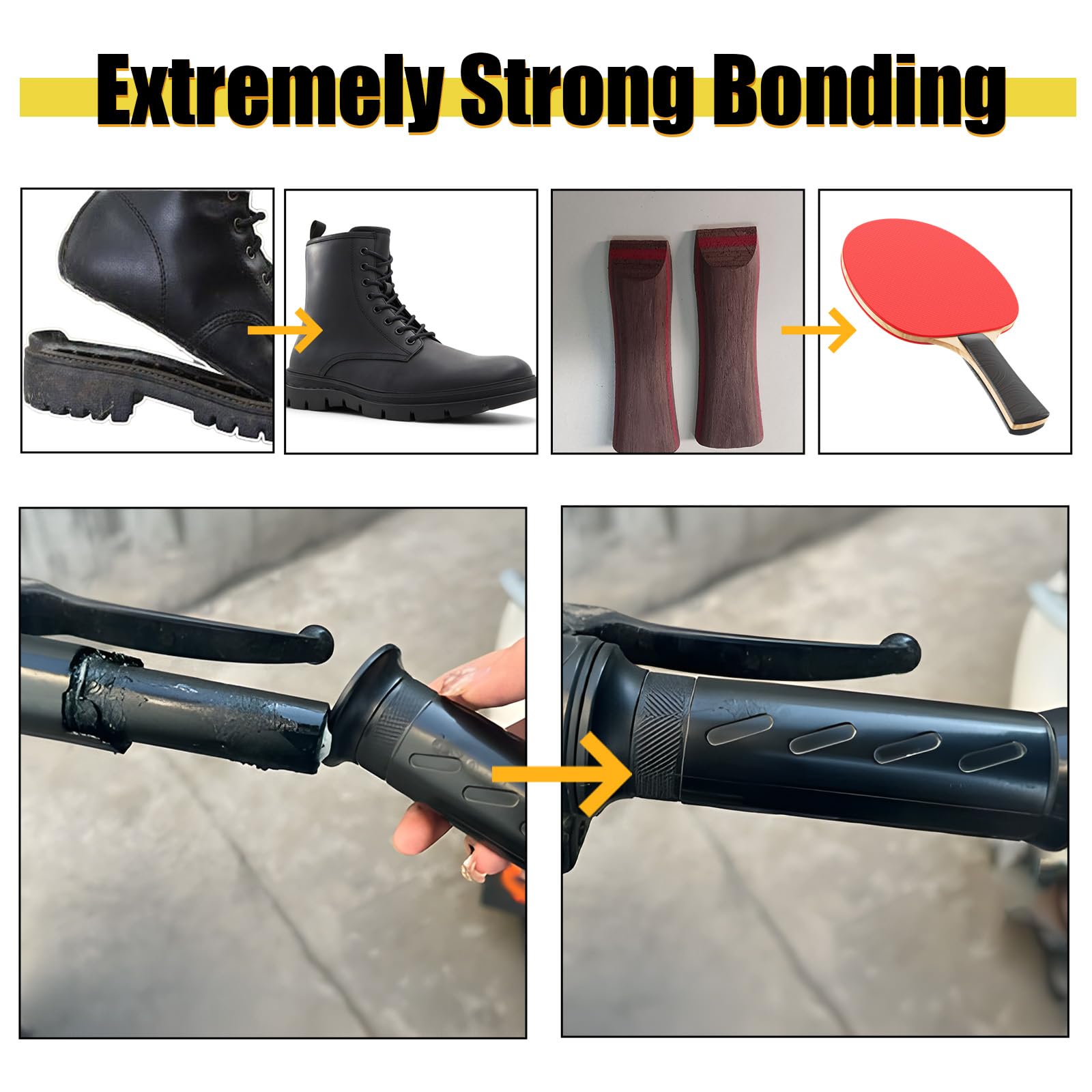 Handle Grip Glue 30Ml, Strong Motorcycle Grip Glue, Quick-Dry, Suitable For Installing And Fixing Handlebars Of Motorcycles, Bic