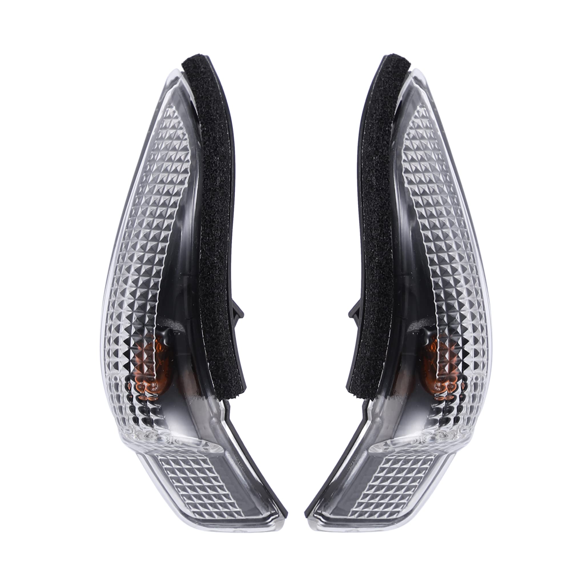 Motoforti Blinker Light, Rear Left Right Mirror Turn Signal Light Lamp, For Toyota Corolla 2014-2017, Plastic, 81740-52050, Black, 1 Set