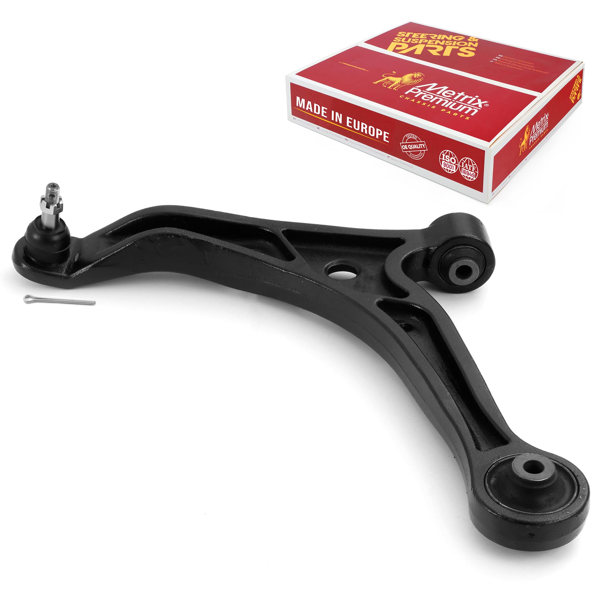 Metrix Premium Chassis Parts - Front Left Lower Control Arm W Ball Joint & Bushing Assembly Fits 1999-2004 Honda Odyssey, Replac