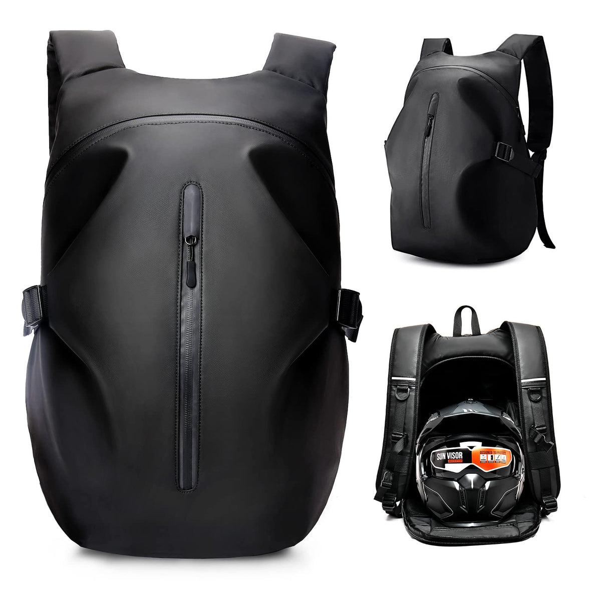 Weplan Motorcycle Backpack,Waterproof Helmet Backpack For Men,Motorcycle Accessories,Riding Bag,Bikers Backpack,Laptop Bags,Larg