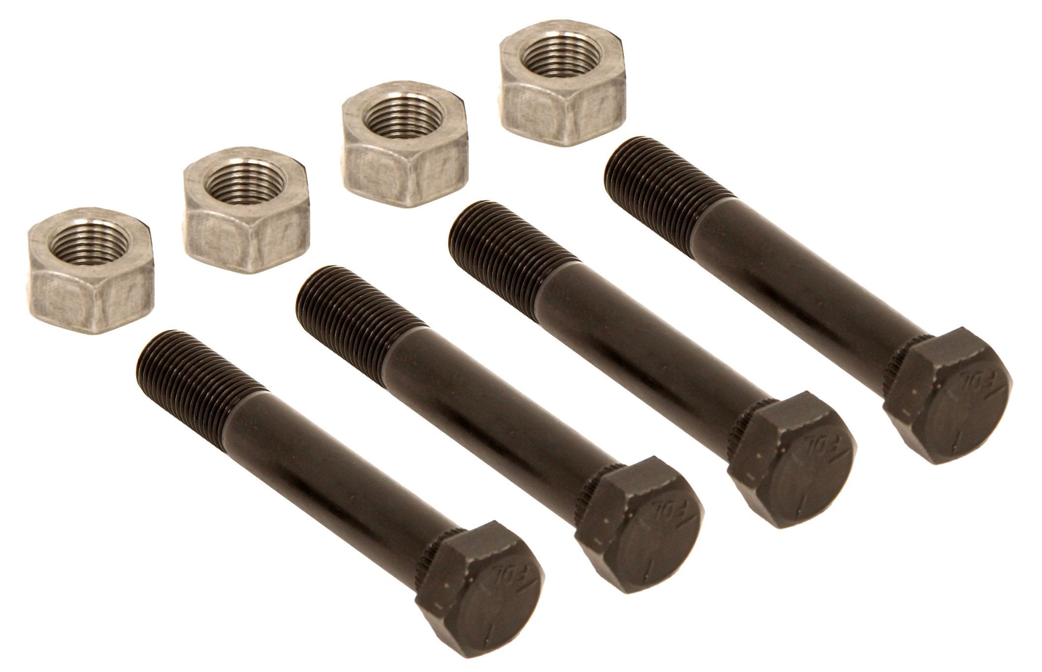 Libra Trailer Leaf Spring Shackle Bolts 9/16' -18 X 3 Long With Lock Nuts, Set Of 4-23030/23012