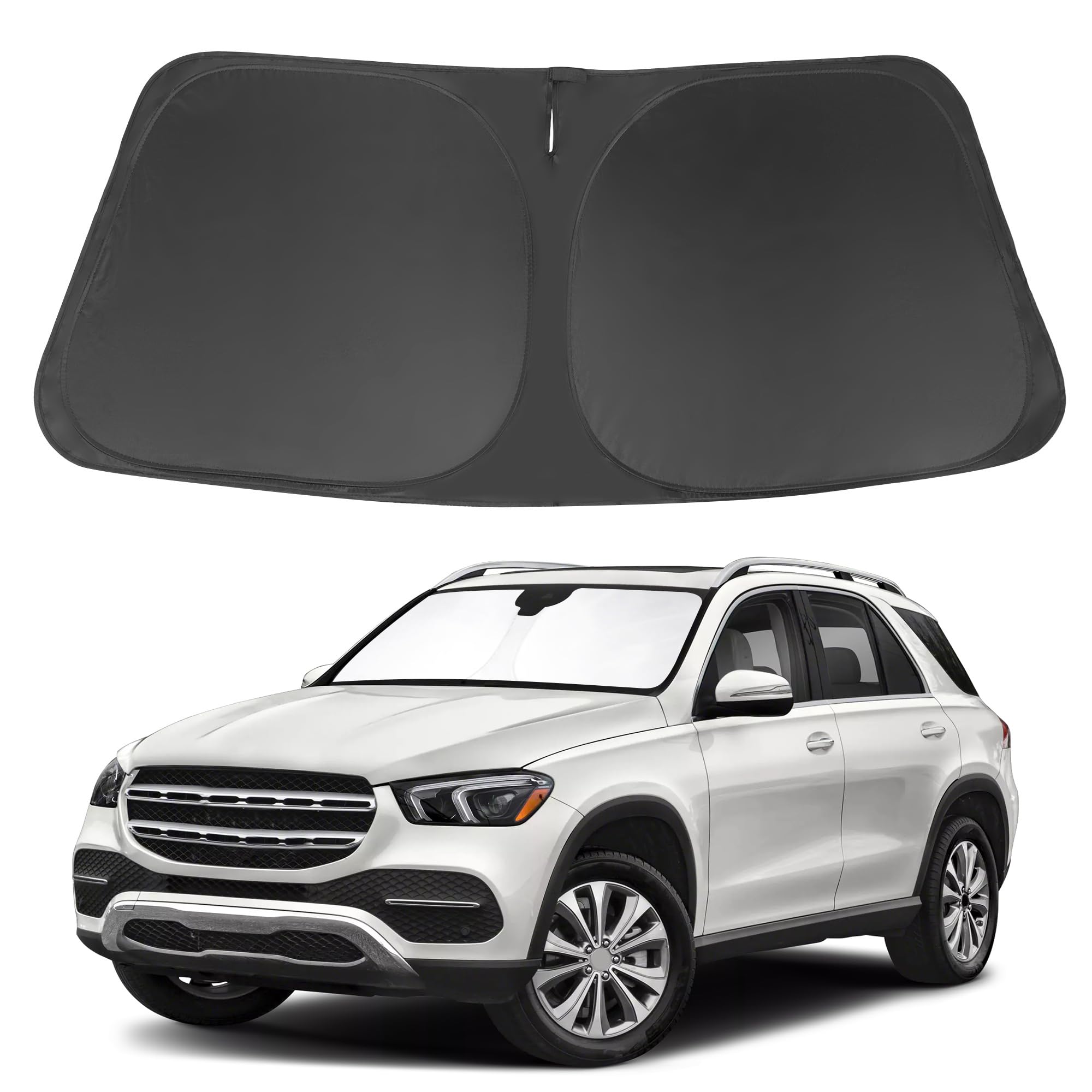 Windshield Sun Shade Compatible With 2020 2021 2022 2023 2024 2025 Mercedes Gle 350 450 Accessories Window Sunshade Sun Visor Pr