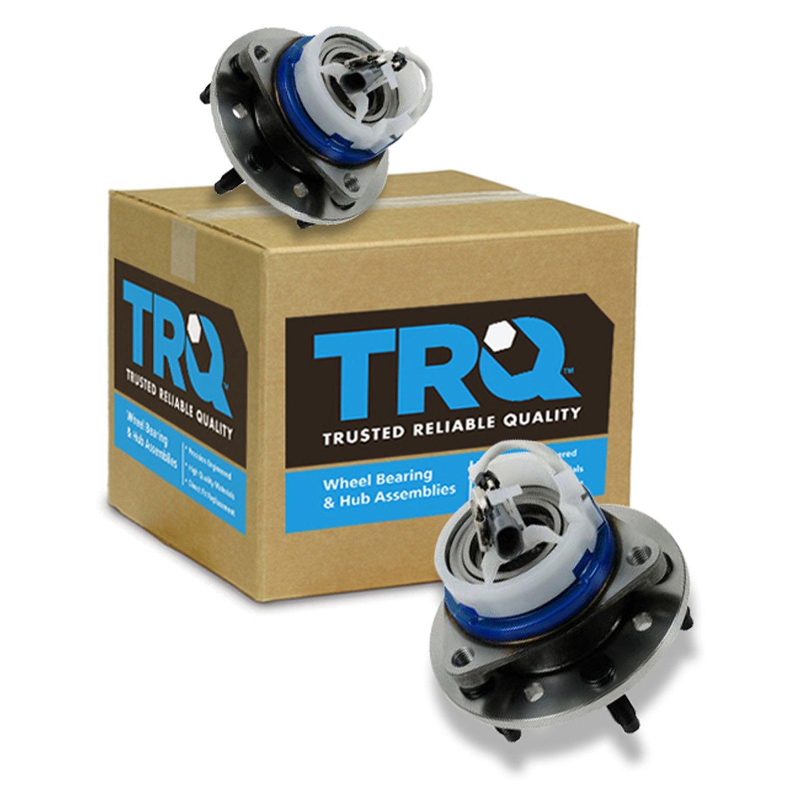 Trq Front Wheel Hub Bearings Assembly Set Compatible With 2004-2005 Chevrolet Classic 1997-2003 Malibu 1999-2004 Oldsmobile Aler