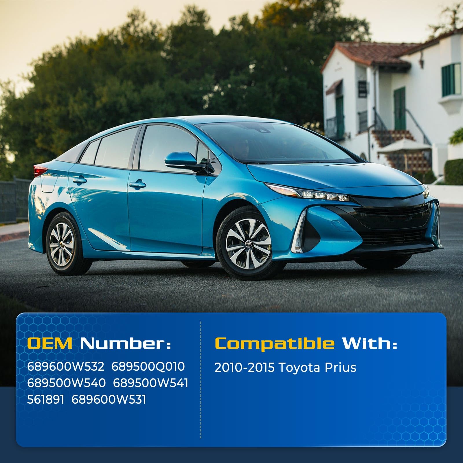 Arana Trunk Struts Lift Support For Toyota Prius 2010-2015, Rear Hatch Replacement Shocks Fits 2010-2015 Toyota Prius Base/One/T