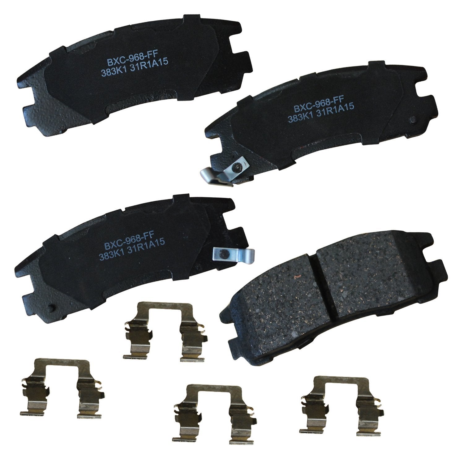 Bendix Premium Sbc383K1 Ceramic Rear Brake Pads For Select Models Chrysler,Dodge,Stealth,Stratus,Eagle Summit,Talon,Vista,Mitsub
