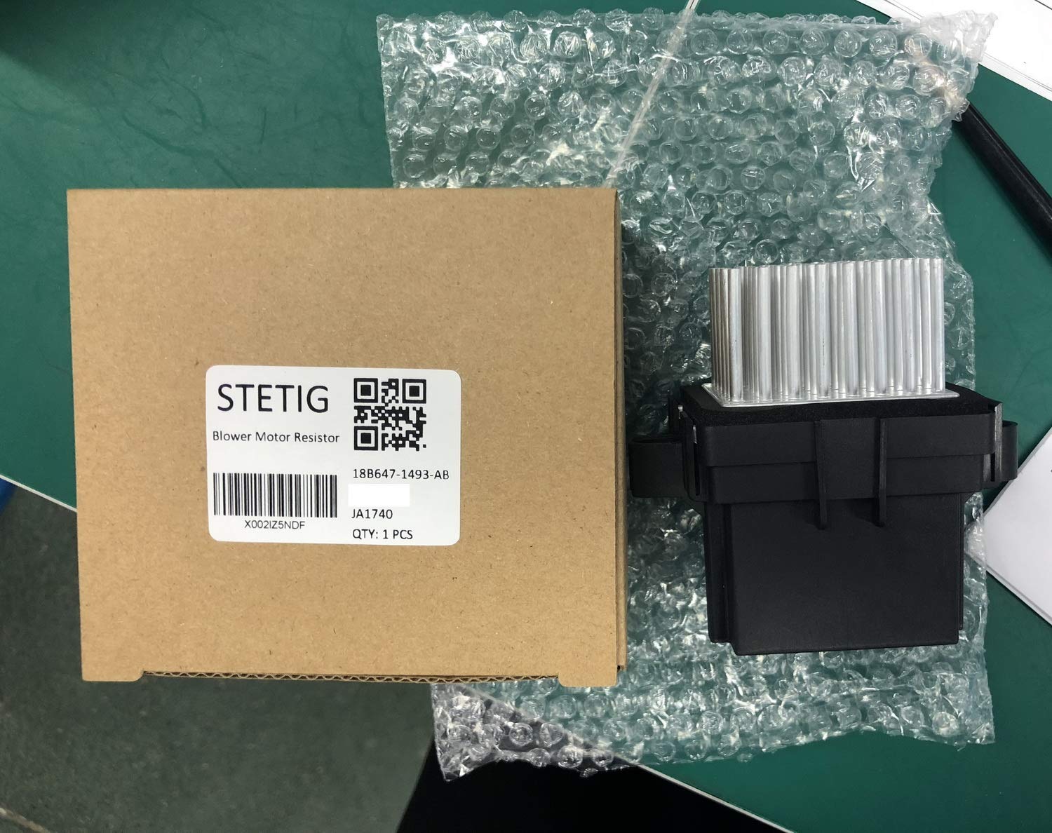 Front Or Rear Auto Temp Control Blower Motor Resistor Fits 08-13 300/08-16 Town & Country - 11-13 Challenger Durango / 08-13 Charger / 08-20 Grand Caravan / 08-08 Magnum - & More Replace 68029736Aa