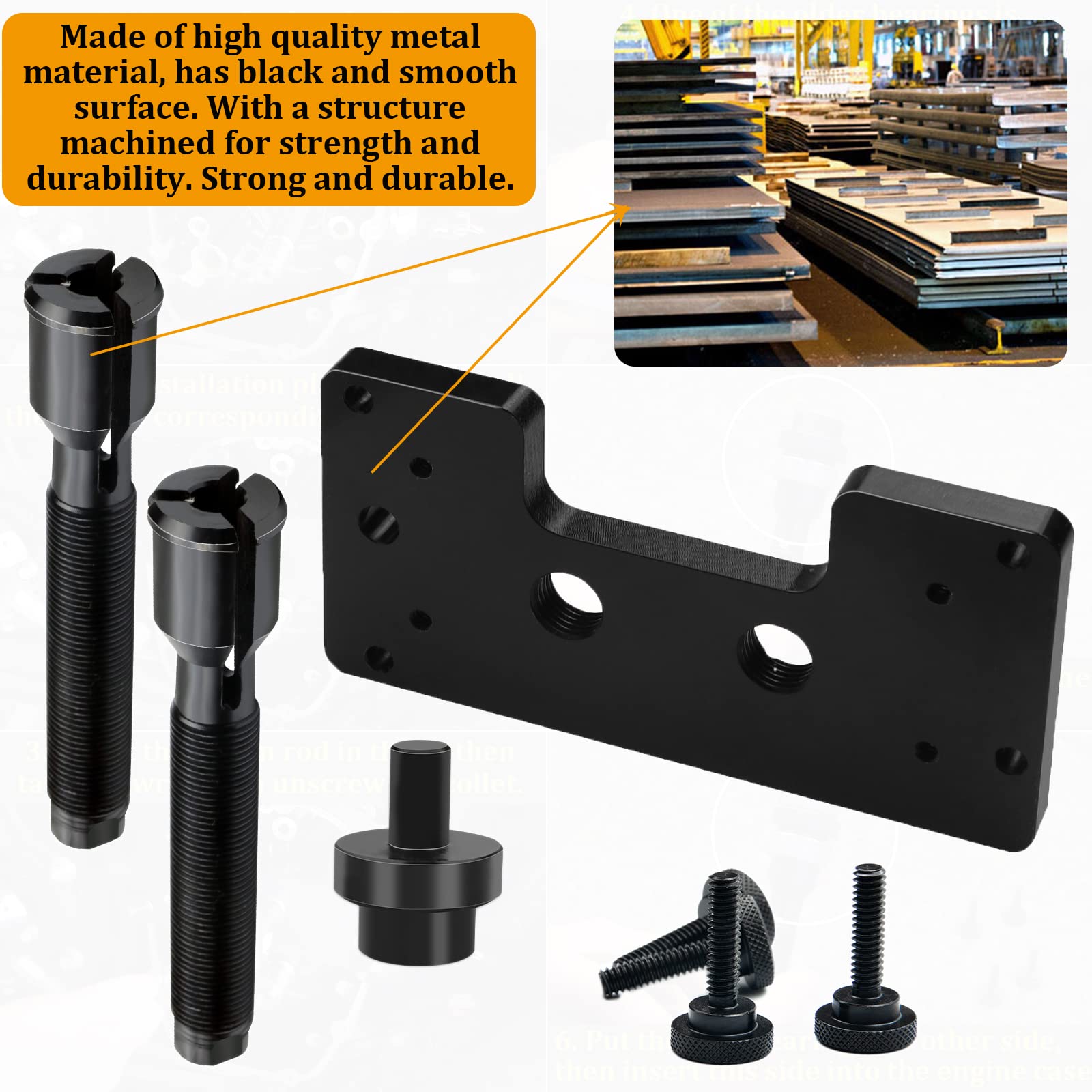 Inner Cam Bearing Installer & Puller Kits Compatible For Harley Davidson Tc 88 96 103 110 Twin Cam & Dyna