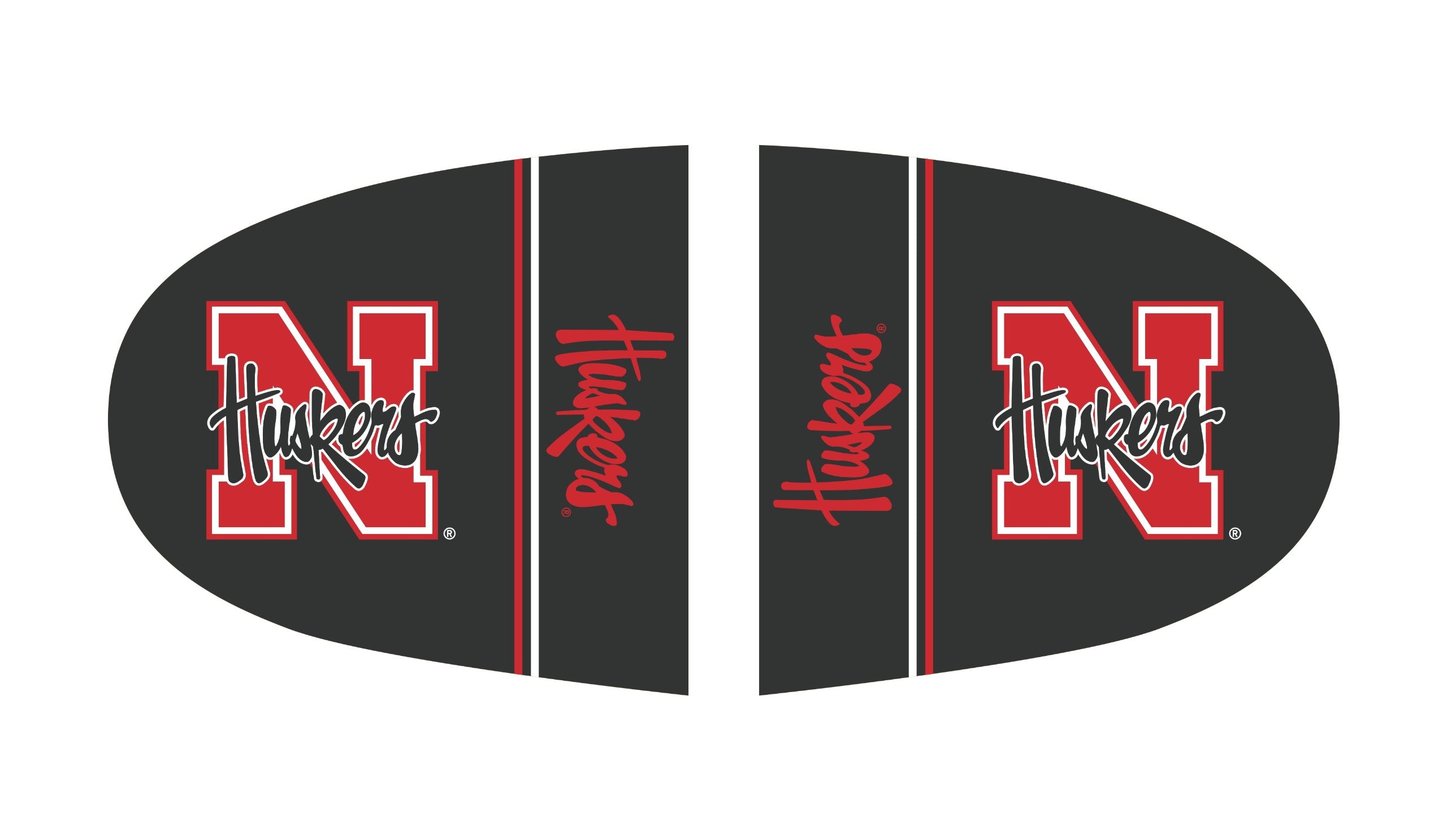 Fanmats University Of Nebraska Mirror Cover, 5.5'' X 8''