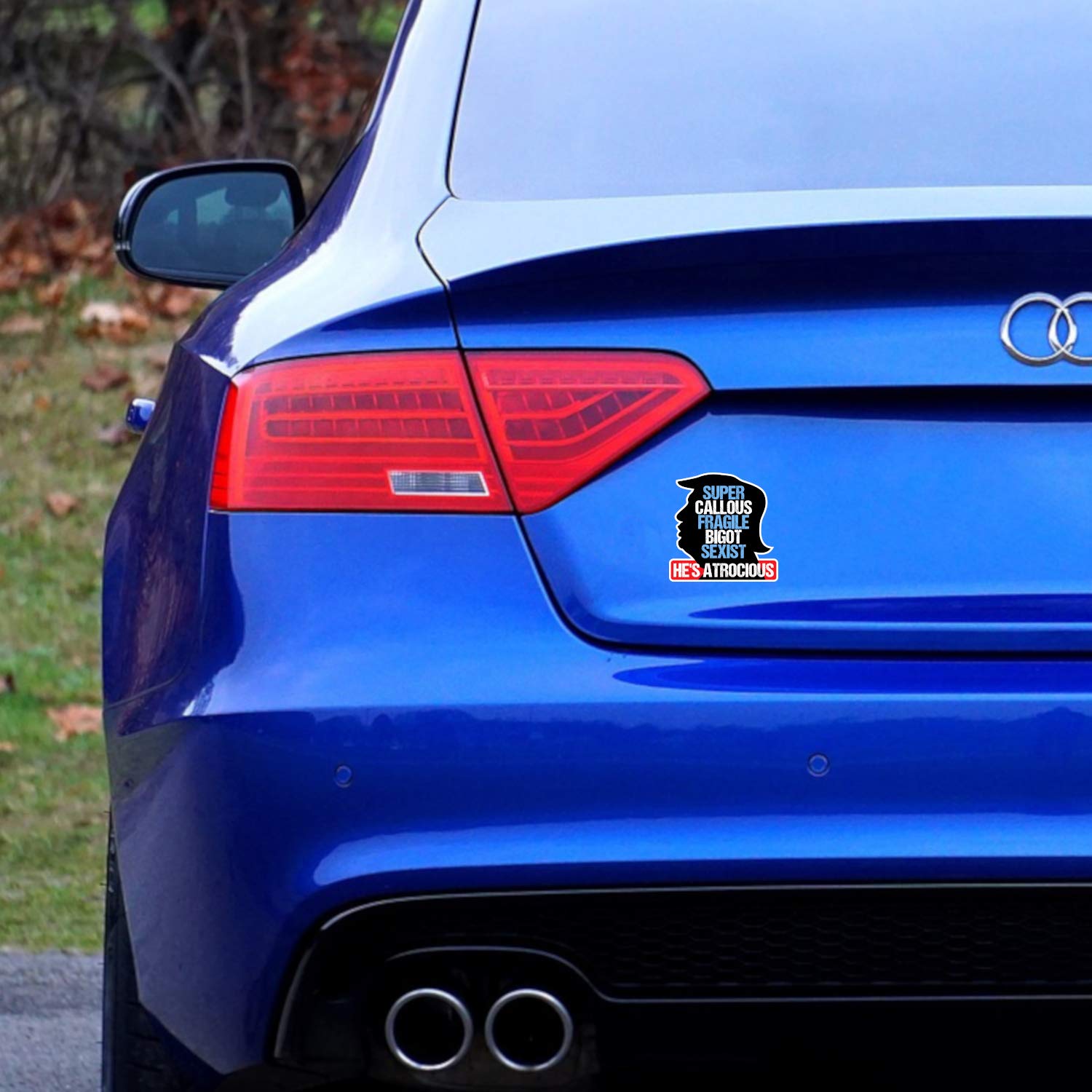 Crafted-Brand Kamala Harris 2024 Super Callous Fragile Sticker | A Clever Anti Trump 2024 Vinyl Decal For Your Laptop, Car Bumpe