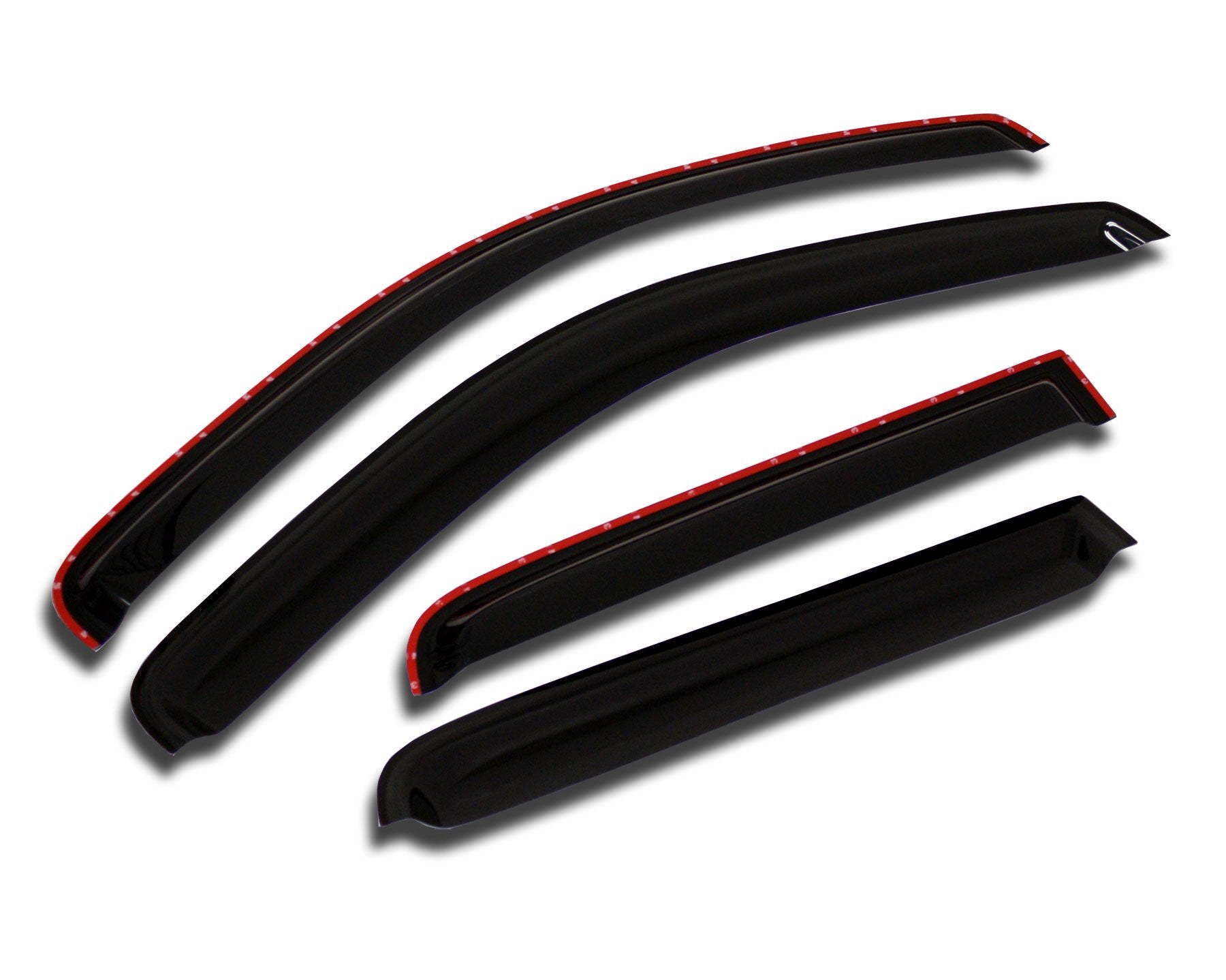 In-Channel Car Window Rain Guards Compatible With Audi A3 2013-2019 | Tape-On | Rain Shields Window Visor Window Deflectors | Da