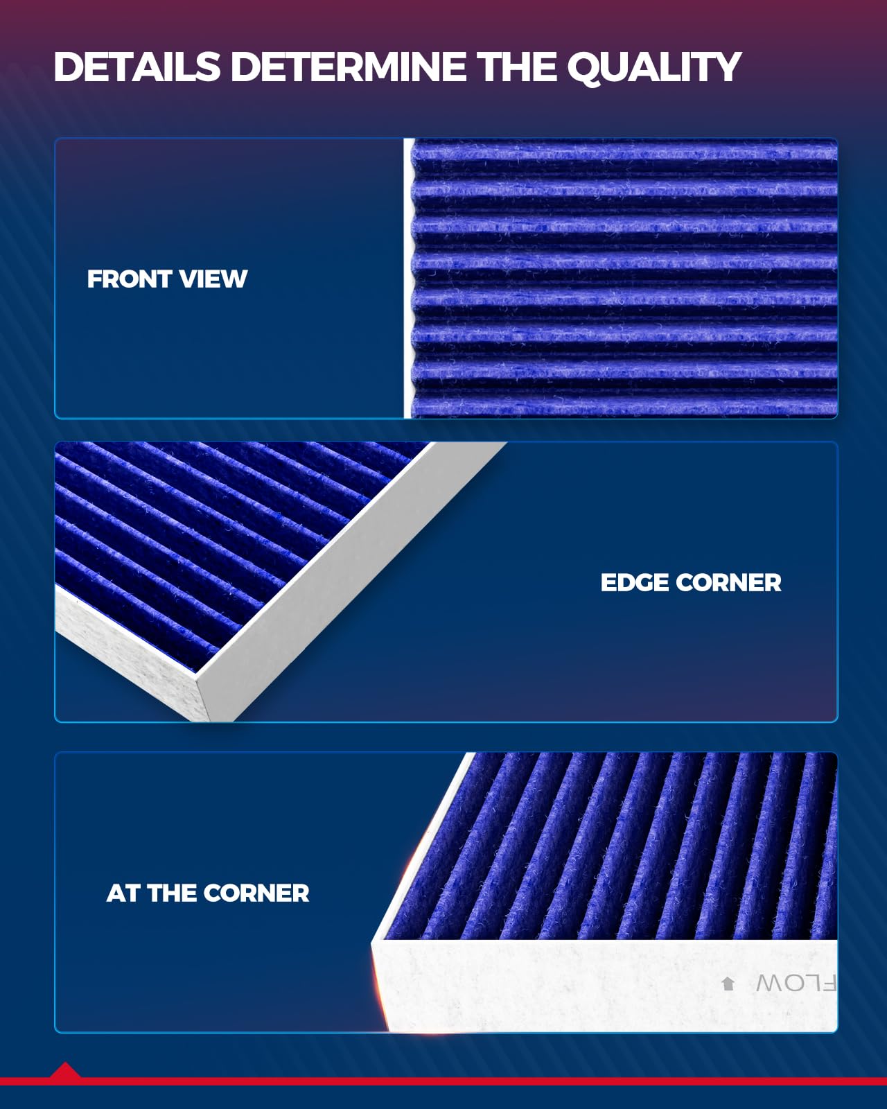 KAX Cabin Air Filter, Replacement for GCF018 (CF11809) Silverado, Suburban, Tahoe, Sierra, Yukon, Escalade Cabin Filter, Strong