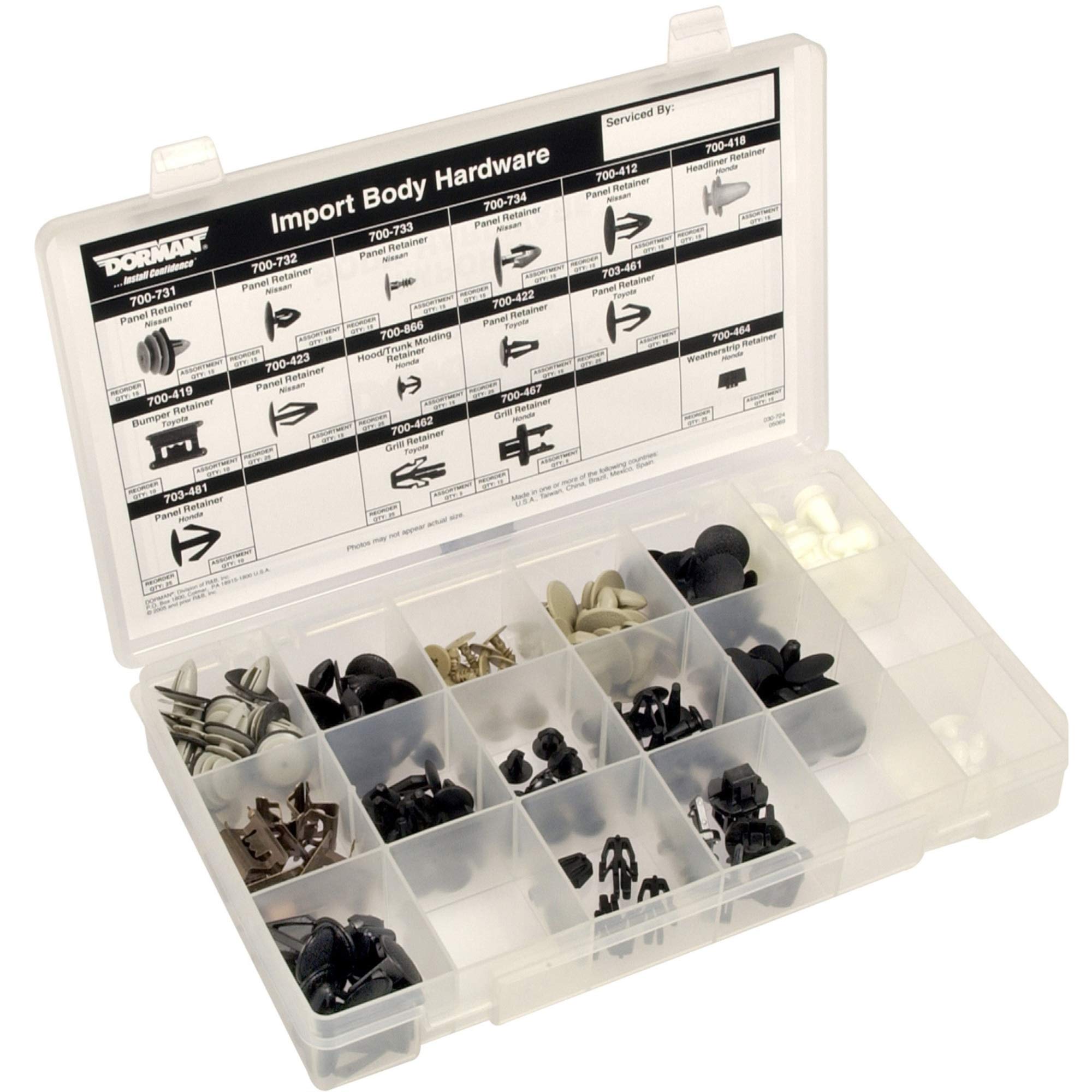 Body Bolt Retainer Tech Tray Bolt (Dorman #030-724)