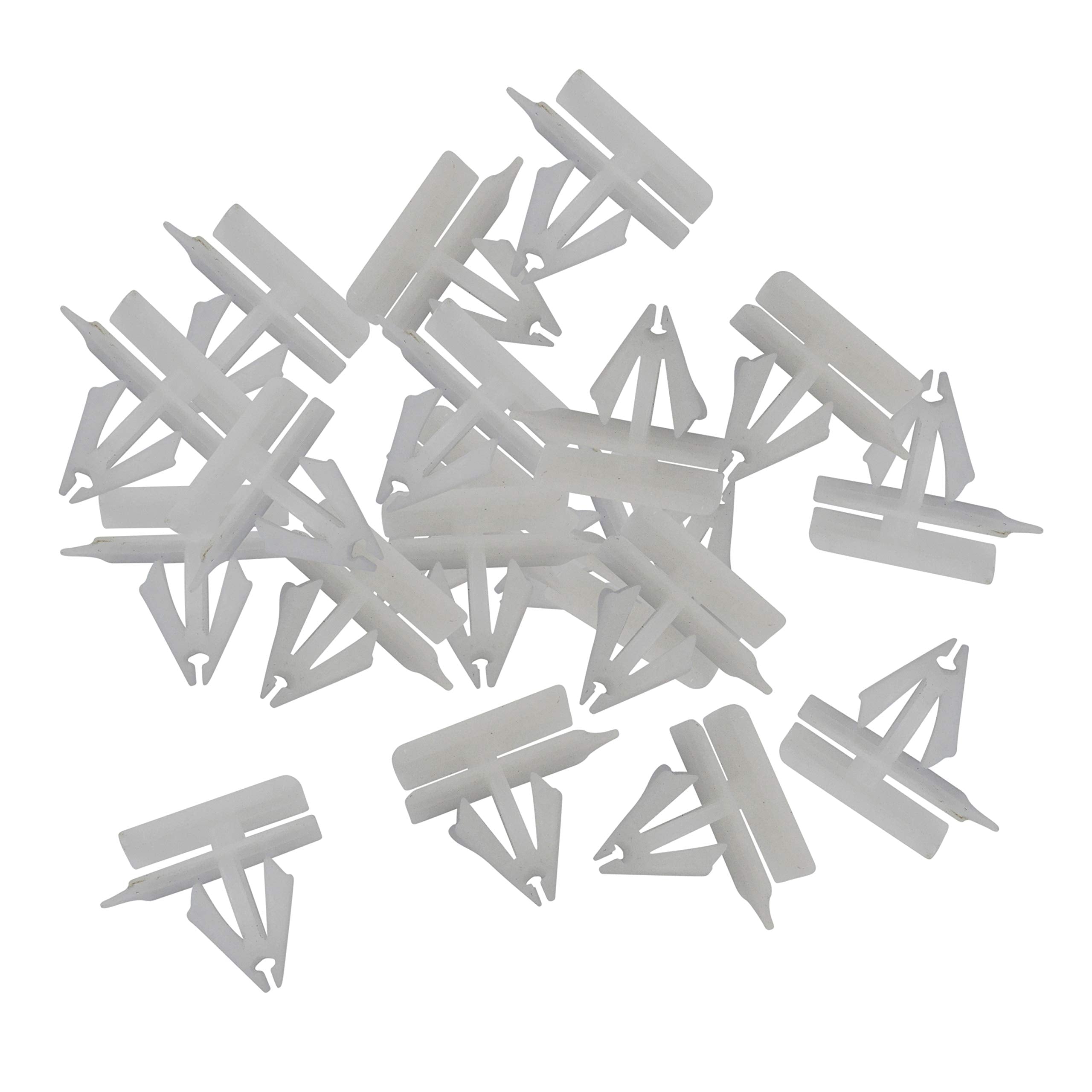 Mean Mug Auto 385-18133A 20x Rocker Panel Molding Retainer Clips - Compatible with GM, Chevrolet (Chevy), Buick - Replaces OEM #