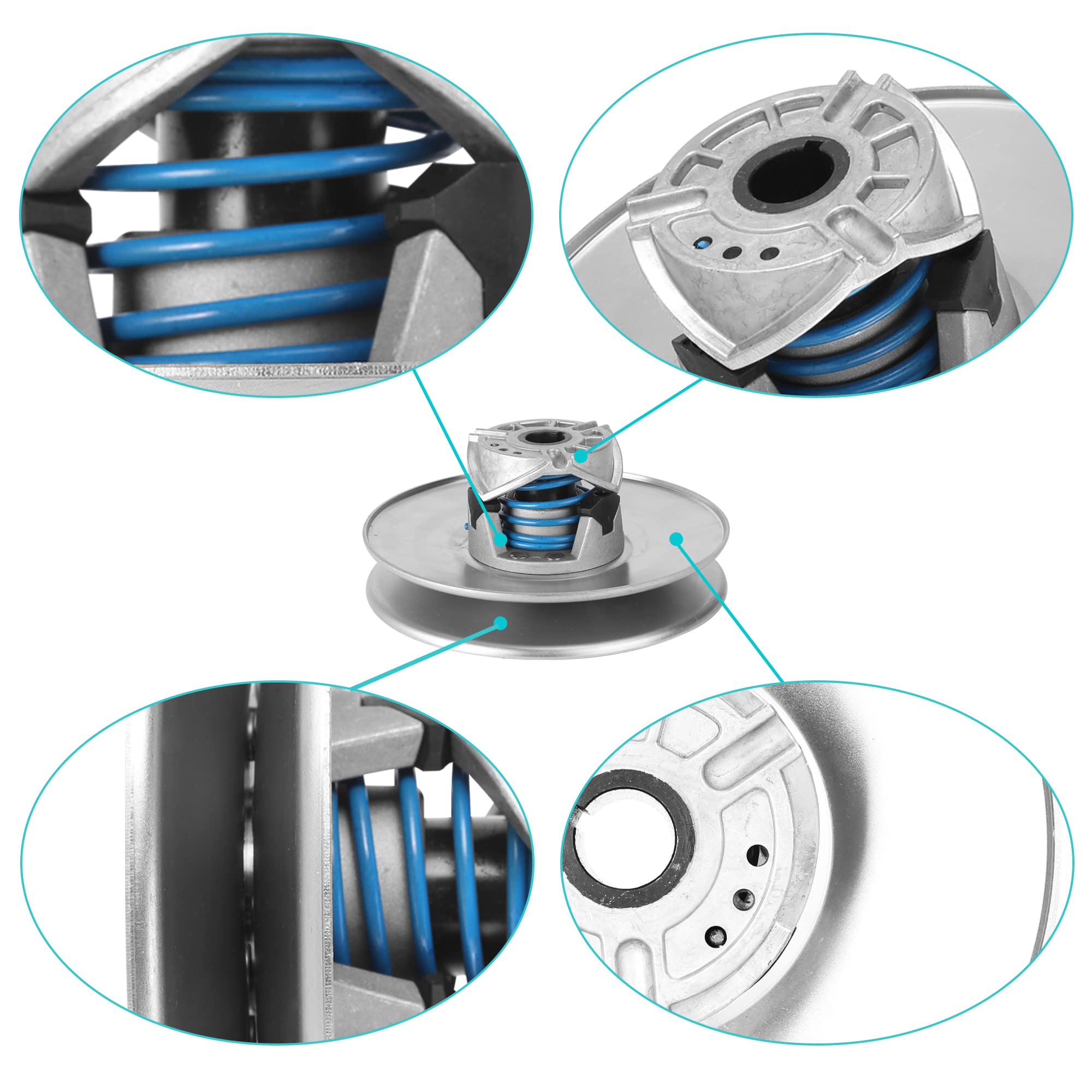 10L0L Golf Cart High Torque Driven Clutch For Club Car Ds & Precedent,1997-Up Club Cart 4-Cycle Gas Model Oem# 101834001 5701 -