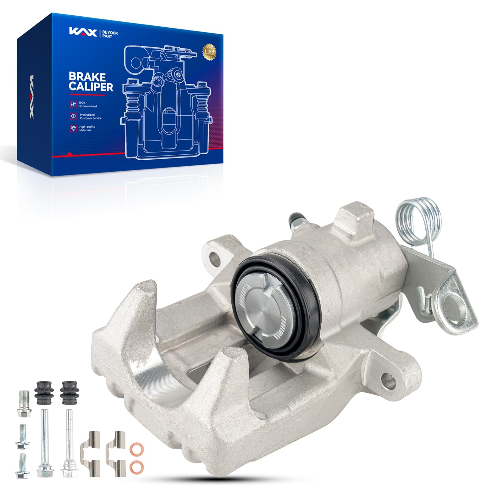 Kax Disc Brake Caliper Assembly Fit For 1998-2000 Volkswagen Beetle, 2000 Volkswagen Jetta, 1999-2002 Volkswagen Cabrio, 1999 Vo