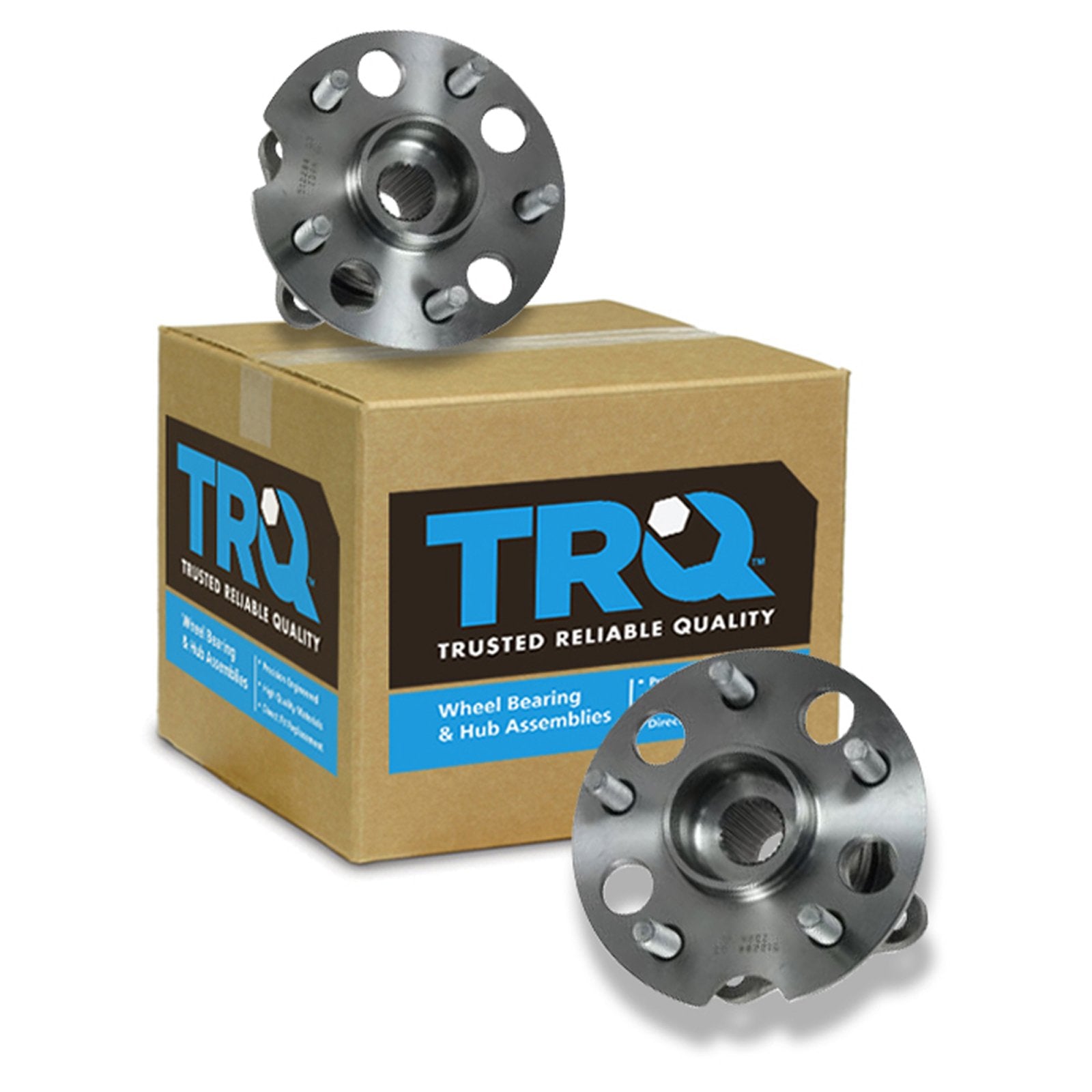 Trq Rear Wheel Hub Bearings Assembly Set Compatible With 2004-2006 Lexus Rx330 2007-2009 Rx350 2006-2008 Rx400H 2004-2013 Toyota