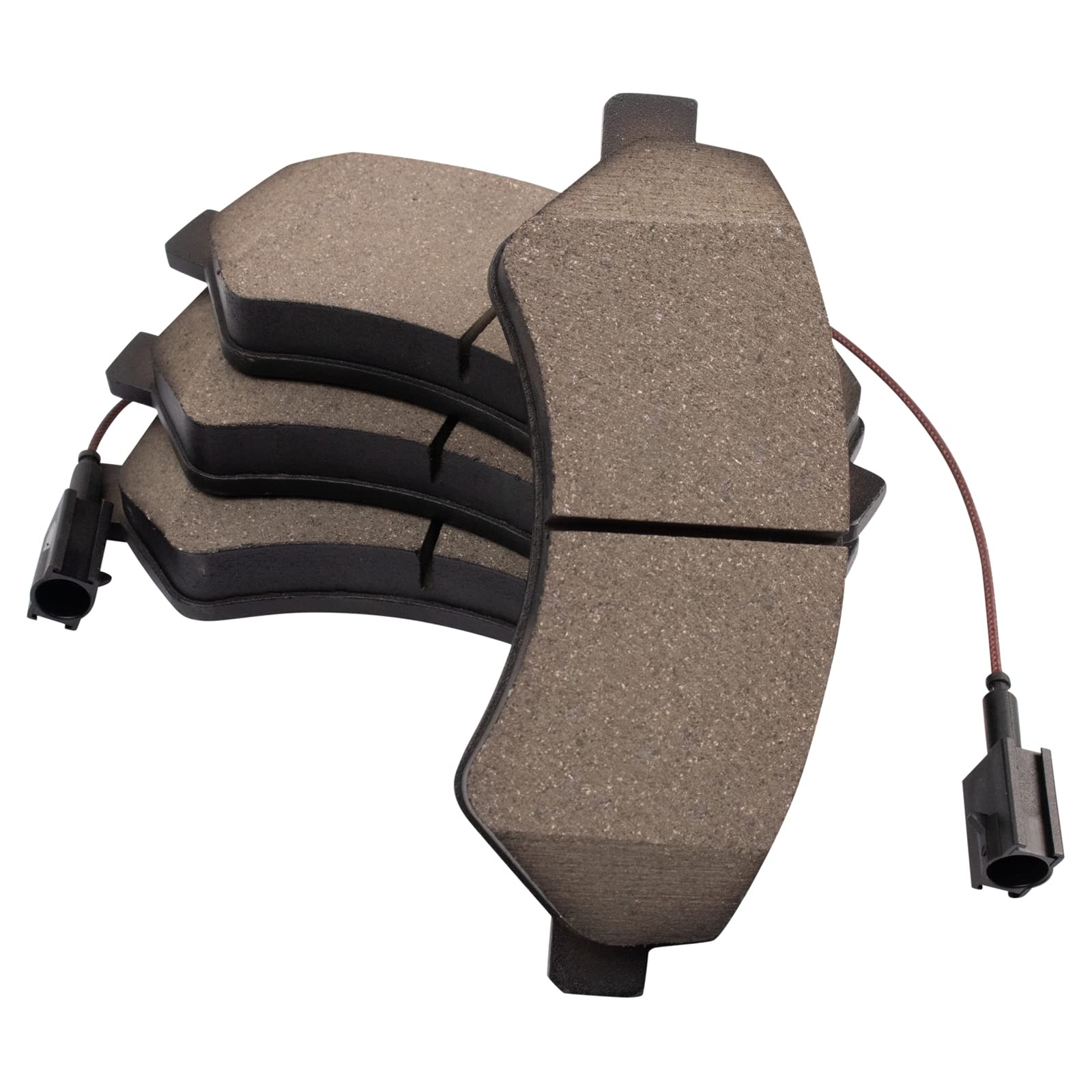 Trq Front Brake Pad & Rotor Kit Brake Pads Brake Rotor Ceramic Premium G-Coated Compatible With 2014-2021 Ram Promaster 1500 Pro