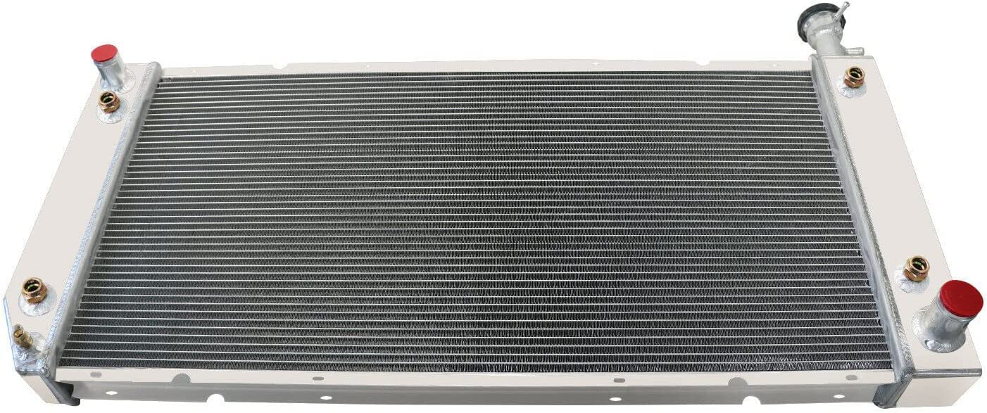 COOLINGBEST 4 Rows Aluminum Radiator for 2004-2016 Chevy Express GMC Savana 2500 3500 4500 4.8L 6.0, Radiators 2005 2006 2007 20